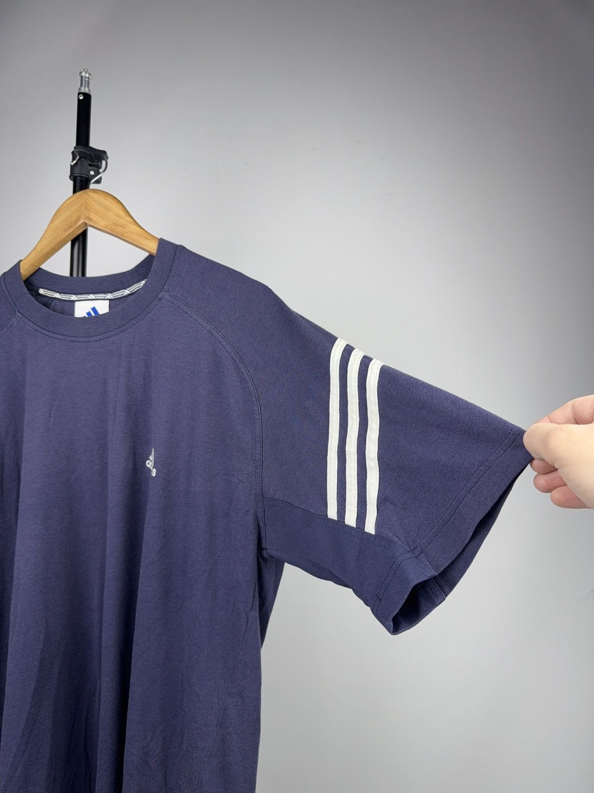 Adidas 90d Retro Adidas Y2K Performance Three Stripe Tee Faded Size US L / EU 52-54 / 3 - 6 Thumbnail