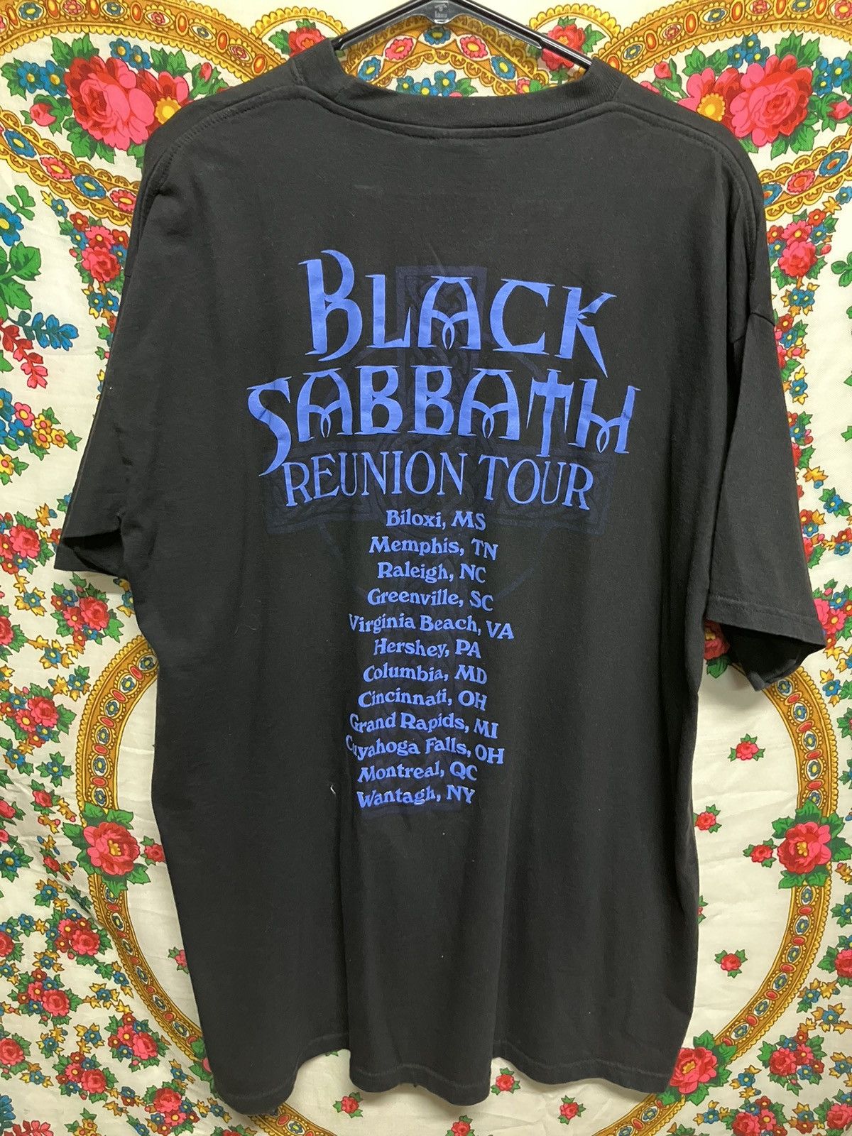 Band Tees Vintage 1999 Black Sabbath Ozzy Osbourne Reunion Tour Shirt Size US XXL / EU 58 / 5 - 7 Thumbnail
