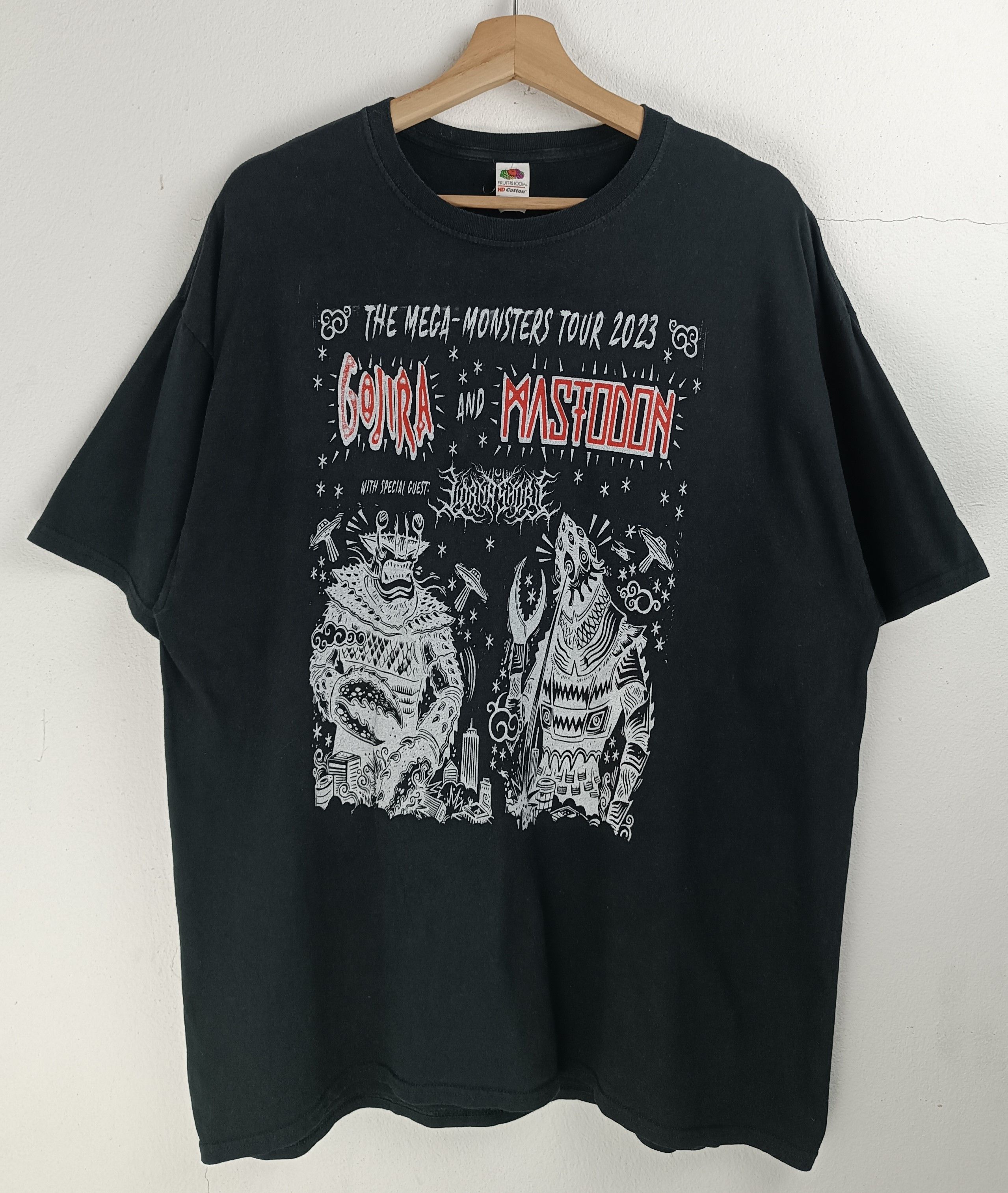 Band Tees VINTAGE GOJIRA & MASTODON MEGA MONSTER TOUR 2023 VERY RARE Size US XL / EU 56 / 4 - 3 Thumbnail