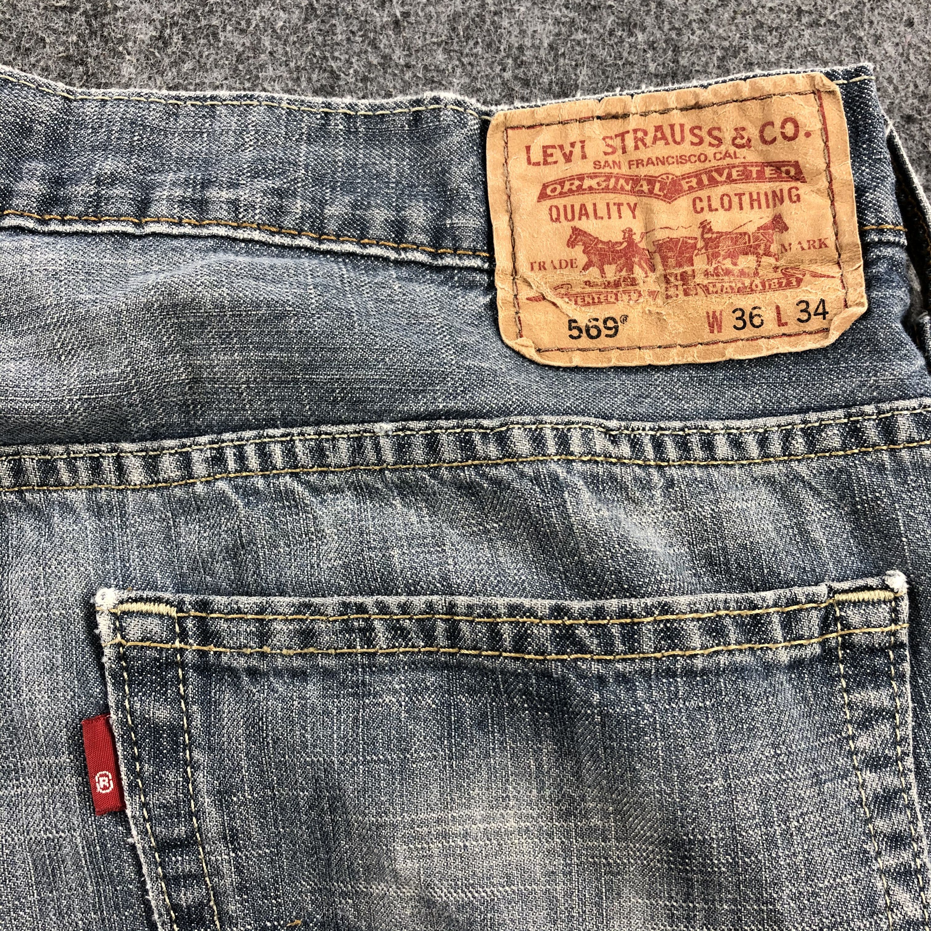 Levi's × Vintage Vintage Levis 569 Jeans-JM1470 Size US 38 / EU 54 - 6 Thumbnail