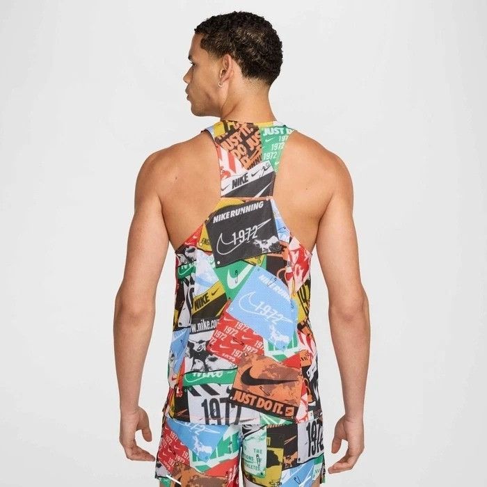 Nike Size Medium - Nike Dri-Fit Fast Run Energy Running Singlet G Size US M / EU 48-50 / 2 - 2 Thumbnail
