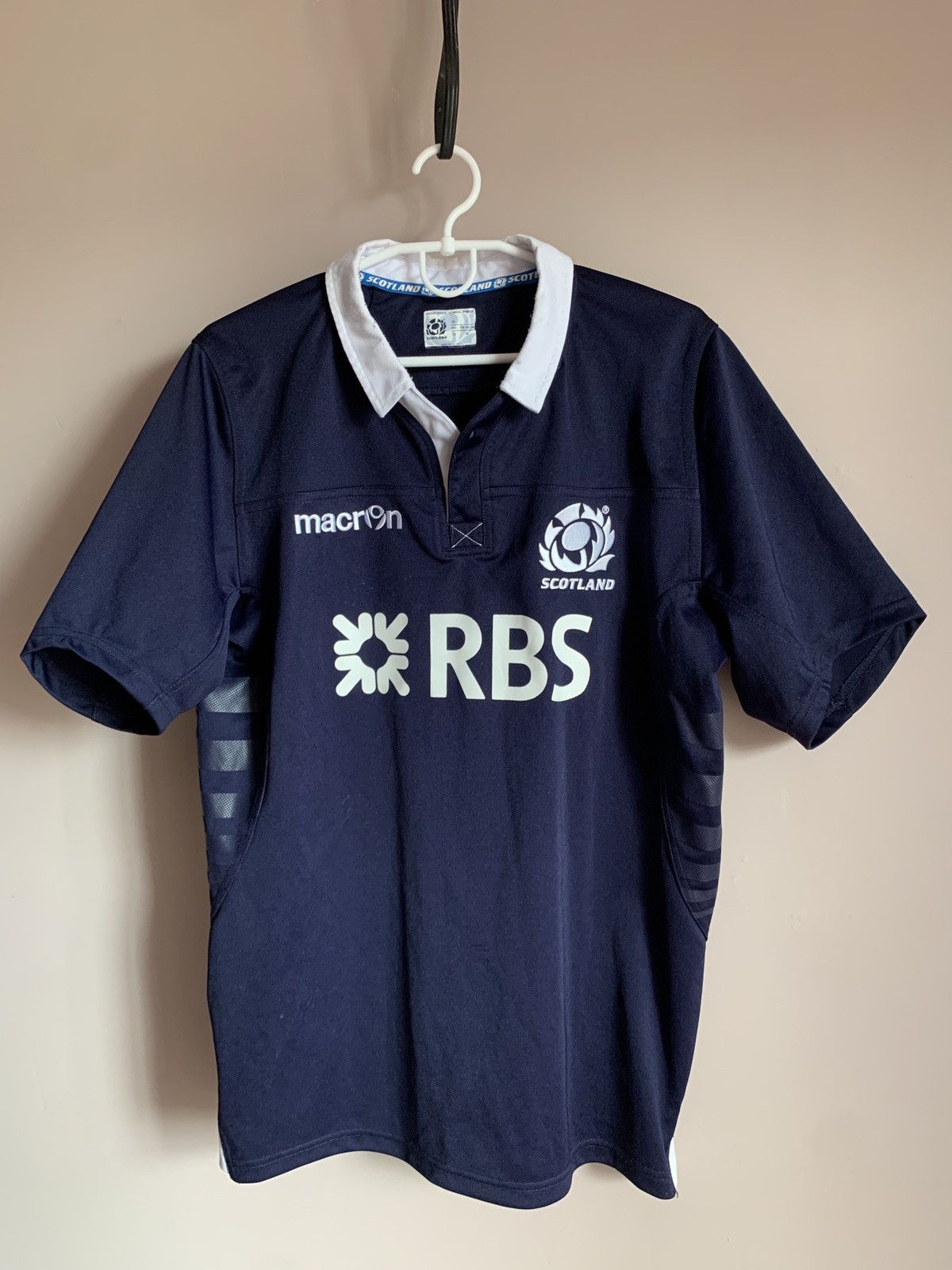 Macron Scotland Home Rugby Union Shirt Macron Jersey Size M Size US M / EU 48-50 / 2 - 1 Thumbnail