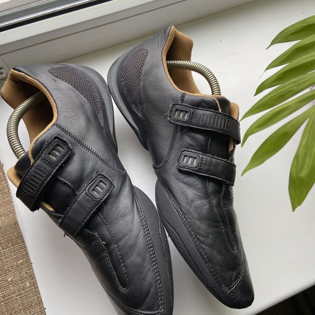 Puma 📌 Y2K Vintage Puma Speedcat Low Top Black Leather Sneakers Size US 11.5 / EU 44-45 - 12 Thumbnail
