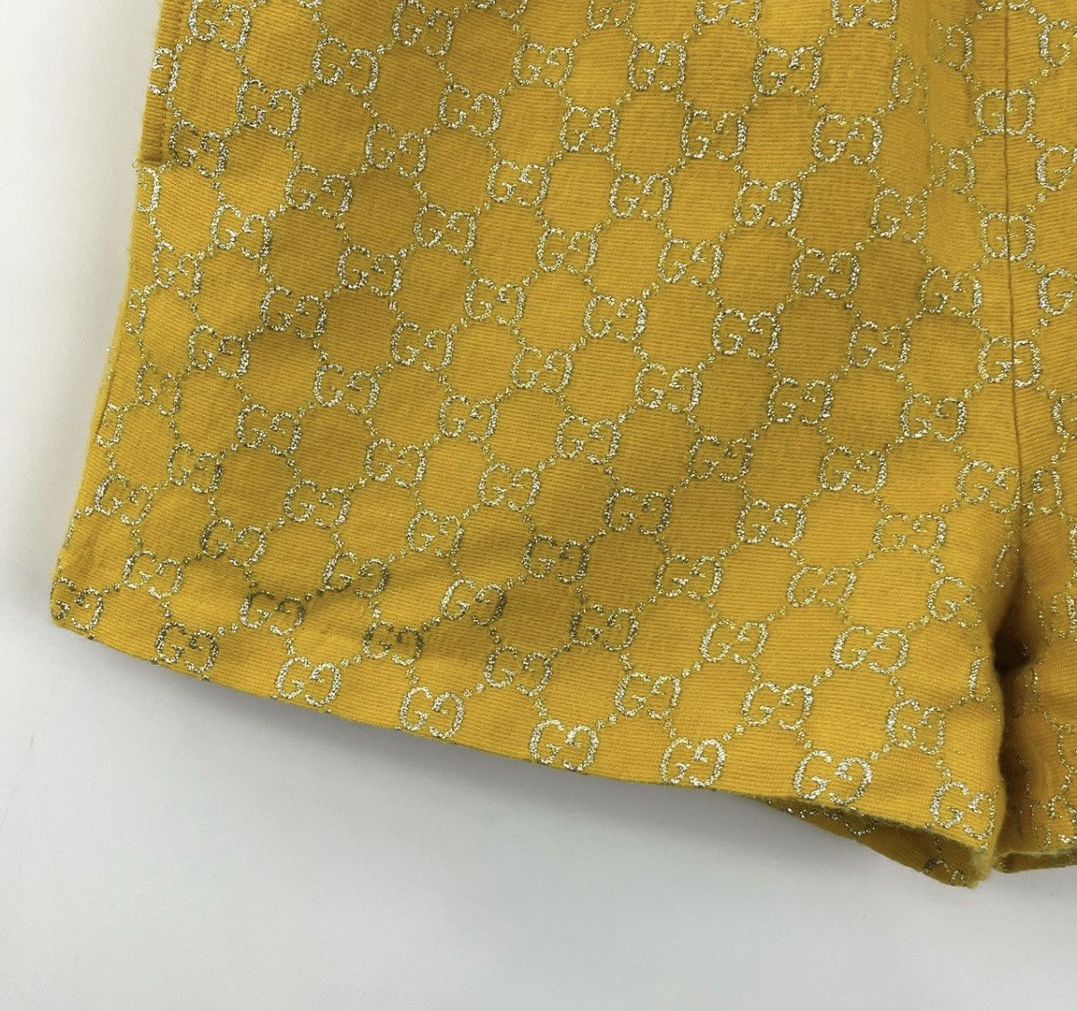 Gucci Gucci/Gold Thread All-Over Logo Shorts K12 Size 25" / US 0 / IT 36 - 5 Thumbnail