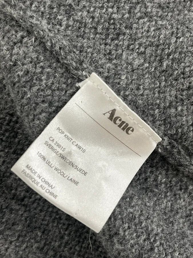 Acne Studios AW2010 Acne Studios Grey Wool Cardigan Size US L / EU 52-54 / 3 - 10 Thumbnail