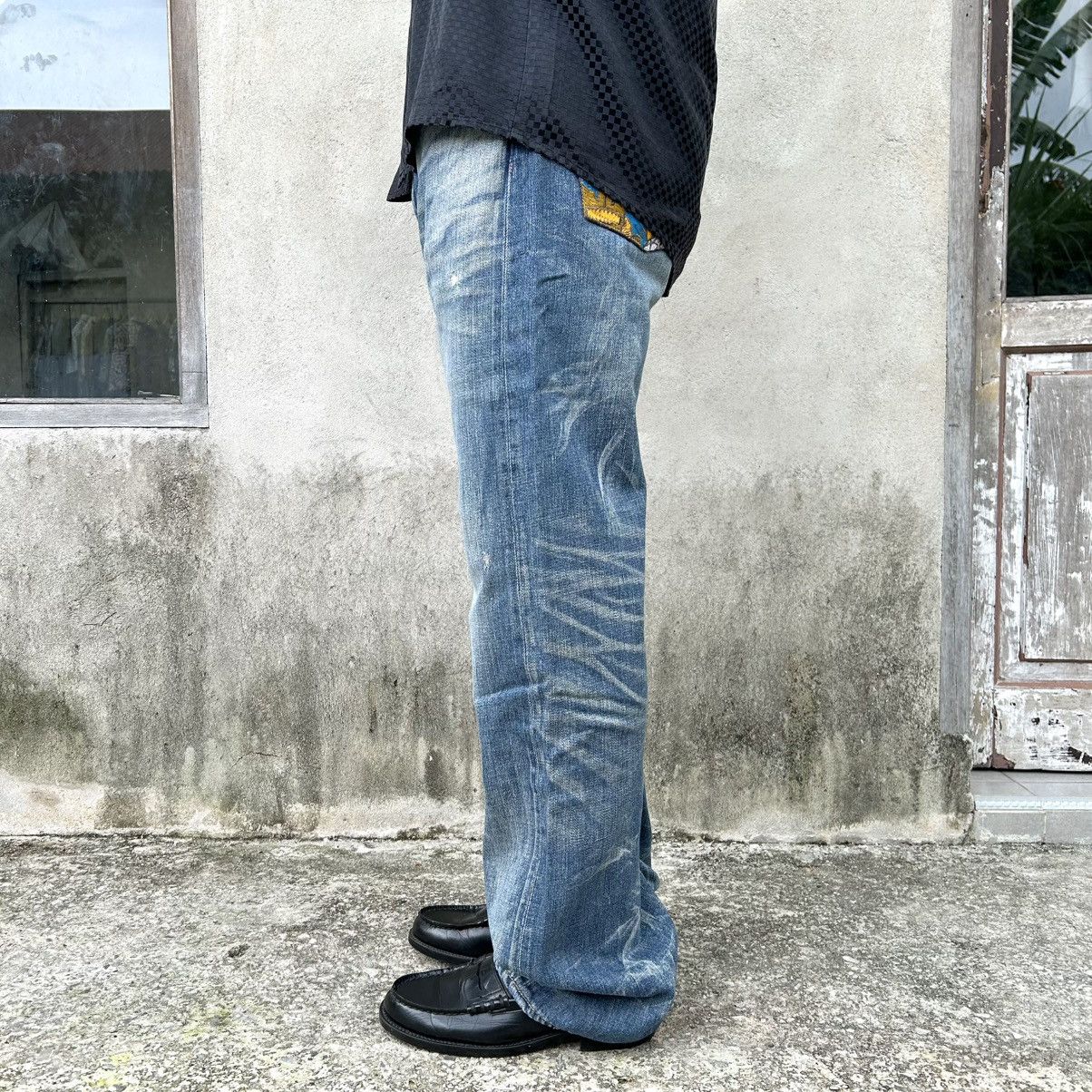 Swagger Swagger Patch Dollar Pirates Distressed Denim Size US 35 - 3 Thumbnail