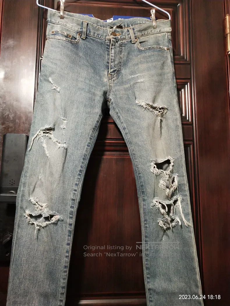 Saint Laurent Paris Saint Laurent Paris Jeans Size US 30 / EU 46 - 2 Thumbnail