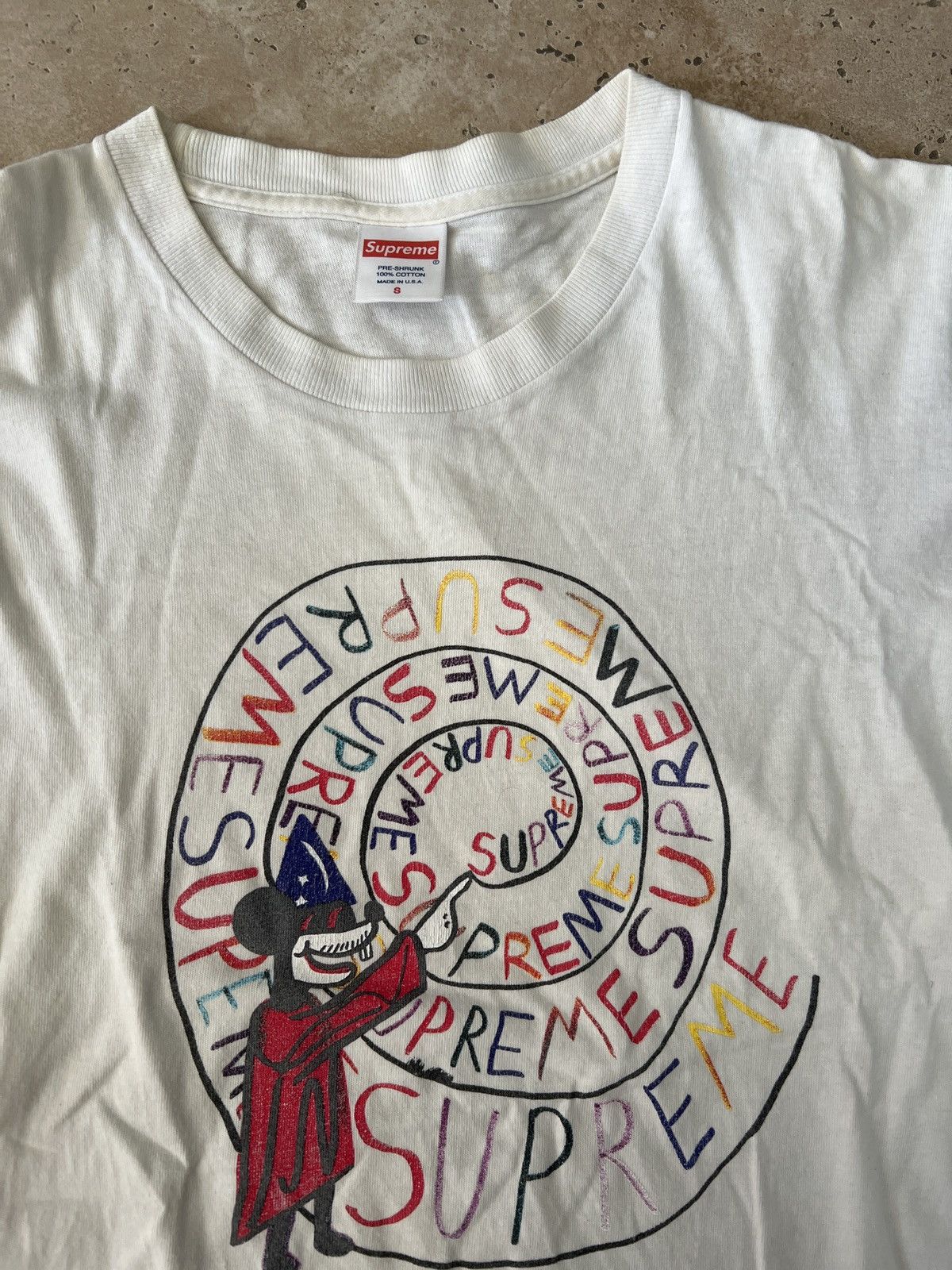 Supreme Supreme Swirl Tee Size US S / EU 44-46 / 1 - 2 Thumbnail