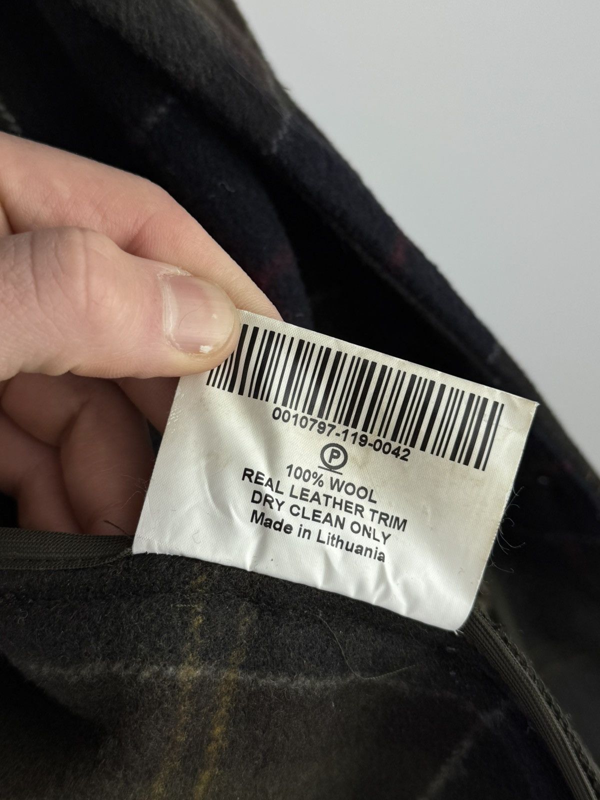 Barbour Barbour T78 The Gallaway Wool Coat Jacket Plaid Corduroy Size US S / EU 44-46 / 1 - 9 Thumbnail