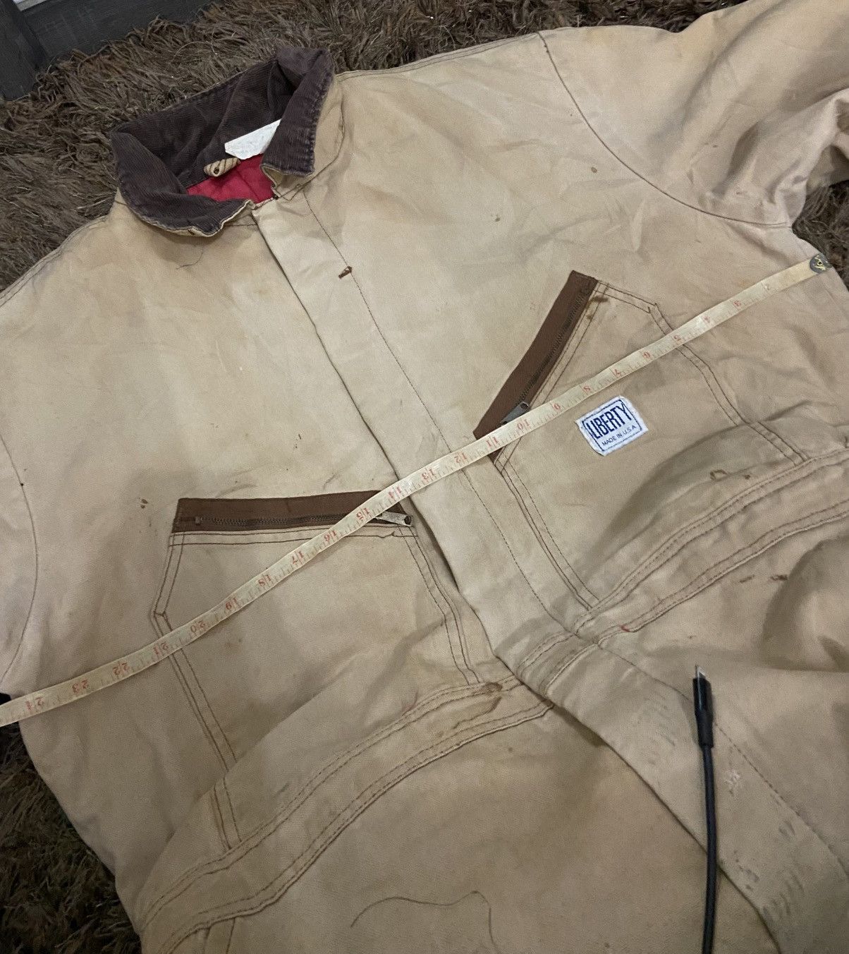 Liberty VINTAGE 70s LIBERTY WORKWEAR RUGGED OUTDOOR JACKET COVER Size US XL / EU 56 / 4 - 12 Thumbnail