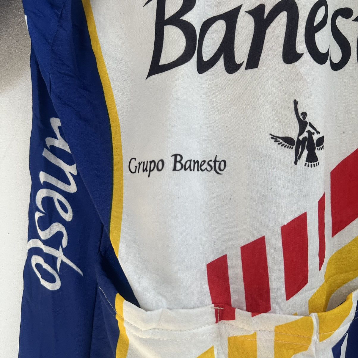 Bicycle Banesto Compagnolo Vintage Cycling Jersey Size US XL / EU 56 / 4 - 9 Thumbnail