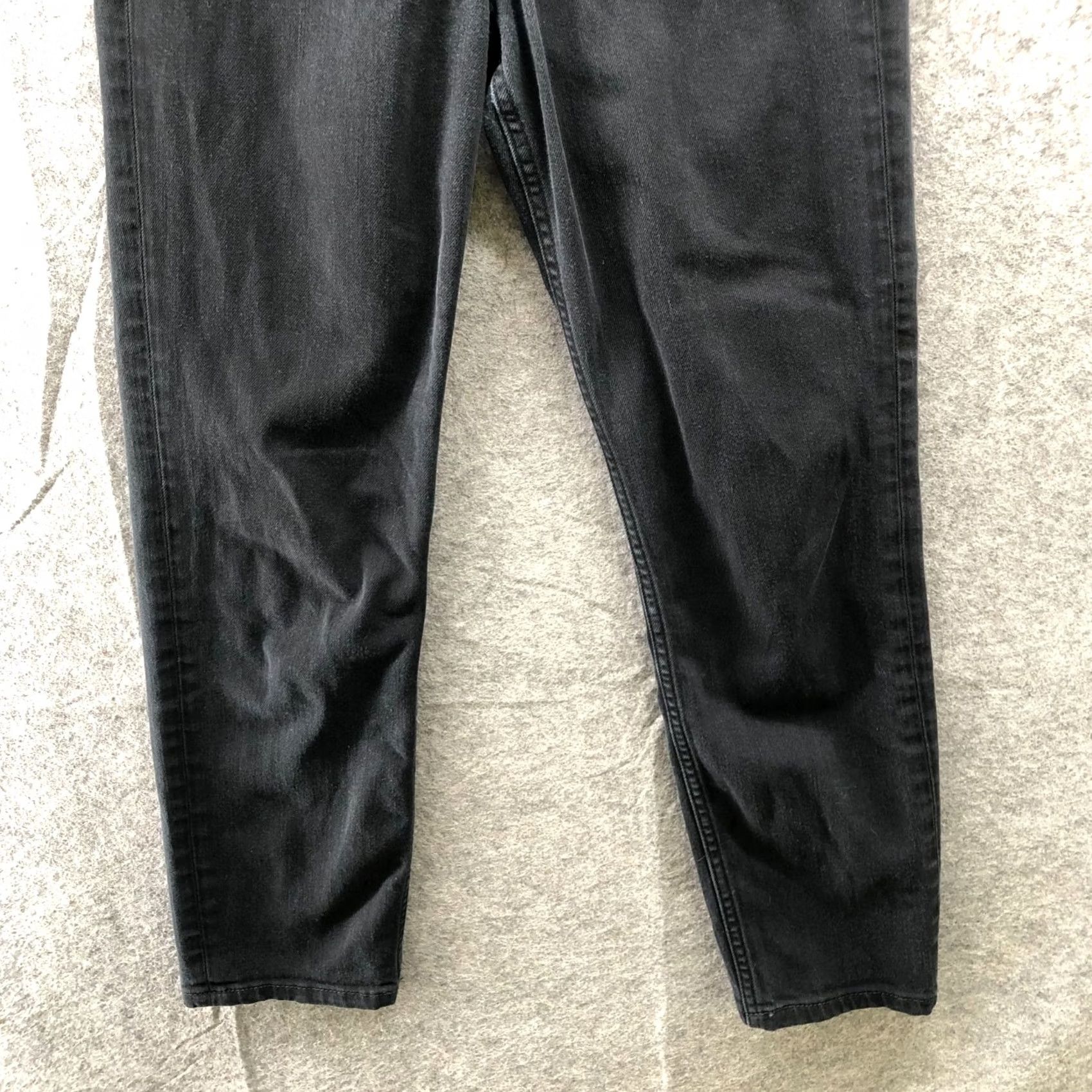 Arket Arket Jeans Womens 26 Black Organic Cotton Stretch Mid Rise Straight Leg 5-Pocket Denim Vintage No Women Jeans Size 26" / US 2 / IT 38 - 4 Thumbnail
