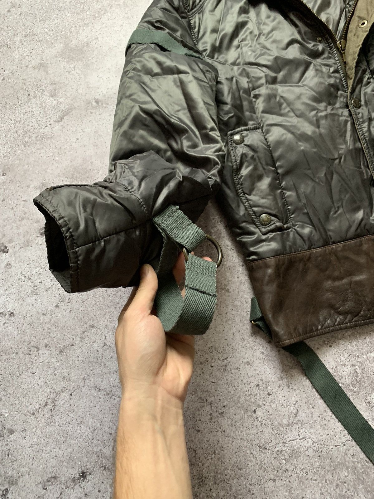 Dolce & Gabbana Dolce & Gabbana Goat Leather Bondage Parachute Blouson Size US M / EU 48-50 / 2 - 6 Thumbnail
