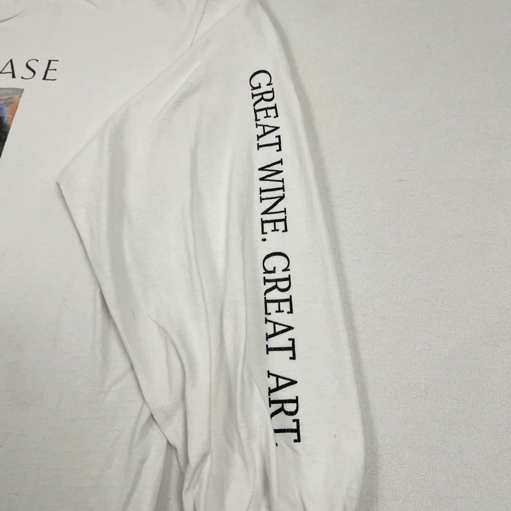 Vintage VINTAGE Napa Valley Clos Pegase Shirt Mens XL White Wine Art Horse Winery California Logo Graphic Print T-Shirt Mens Boys Womens 1990s Retro Classics Size US XL / EU 56 / 4 - 3 Thumbnail