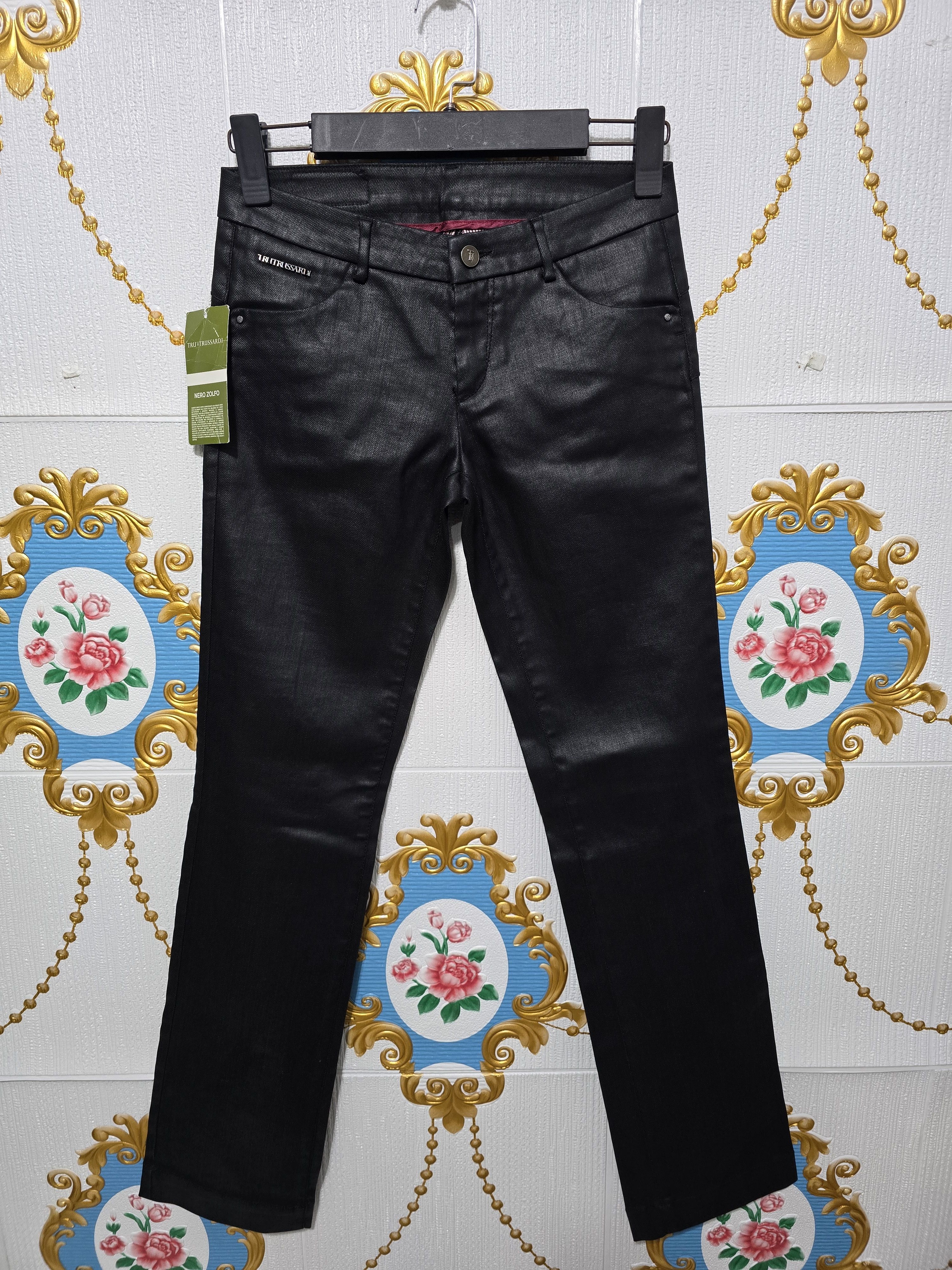 Trussardi TRUSSARDI pants women NERO ZOLFO color Size 28" / US 6 / IT 42 - 1 Thumbnail