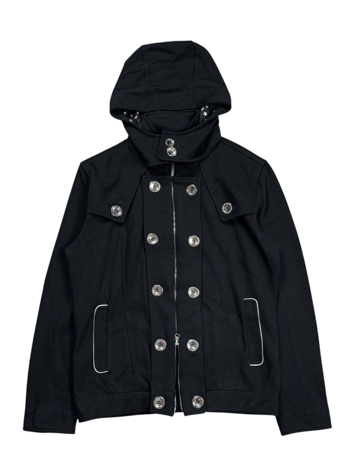 Tornado Mart 2000s Semantic Design - Napoleon Hooded Jacket Size US M / EU 48-50 / 2 - 2 Thumbnail
