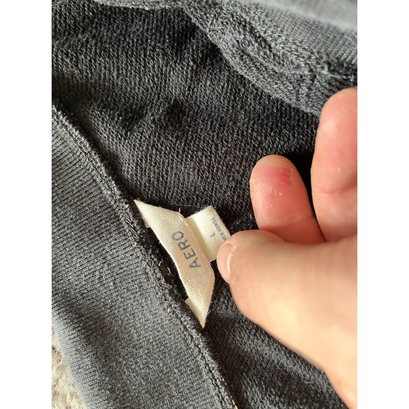 Vintage AERO Jogger Pants Men's Size L Black Elastic Waist Size US 33 - 5 Thumbnail