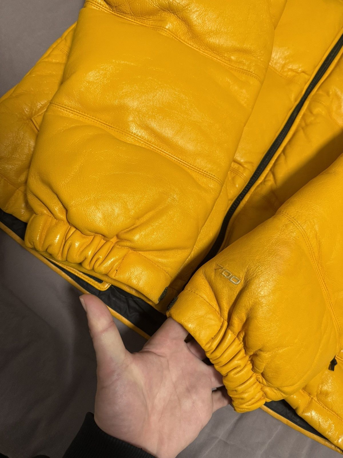 The North Face Supreme tnf the north face leather nuptse jacket red Size US M / EU 48-50 / 2 - 4 Thumbnail
