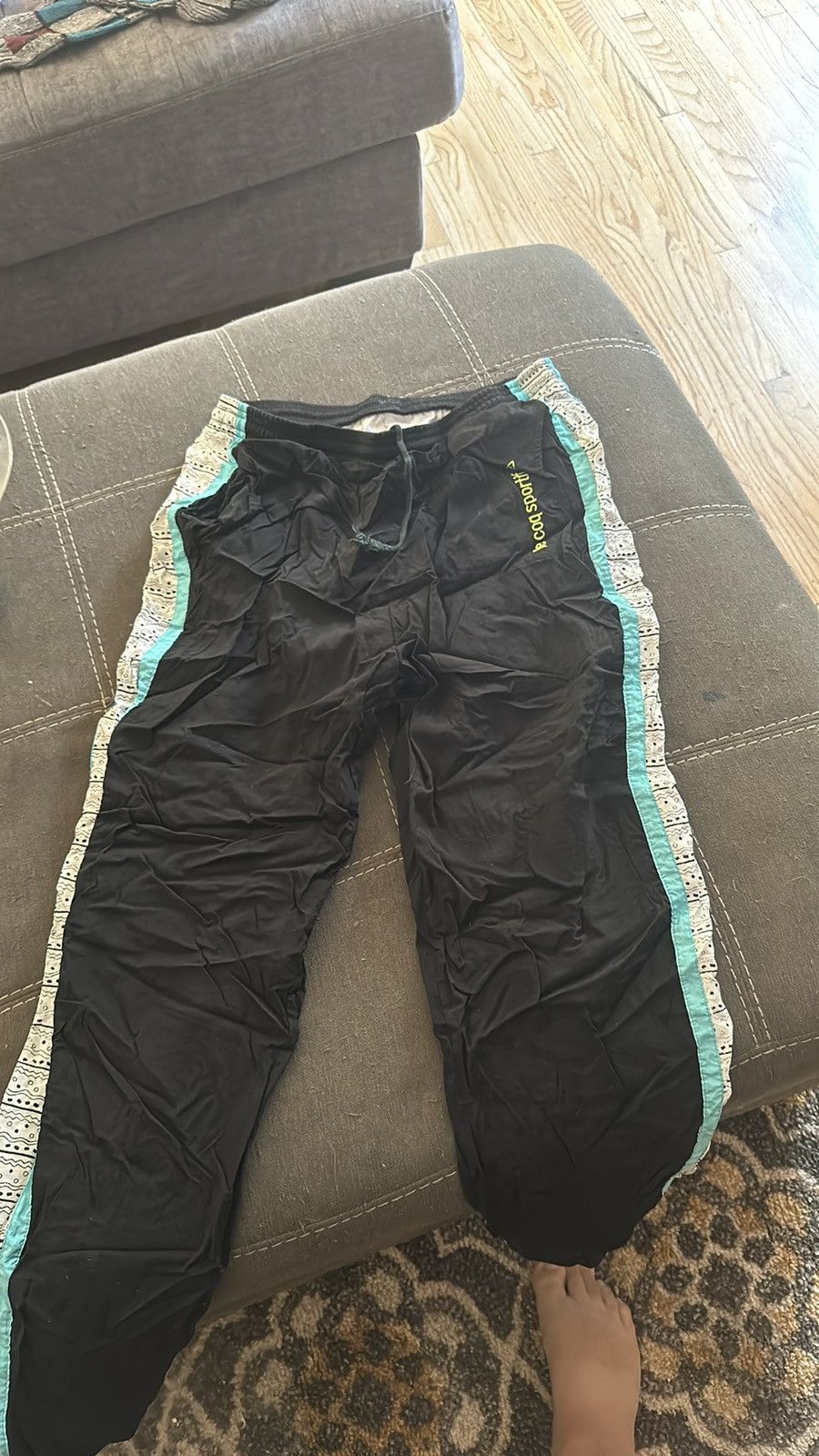 Le Coq Sportif Vintage 80’s LenCoq Sportif Sweat pants with zippered ankle. Size US 38 / EU 54 - 1 Thumbnail