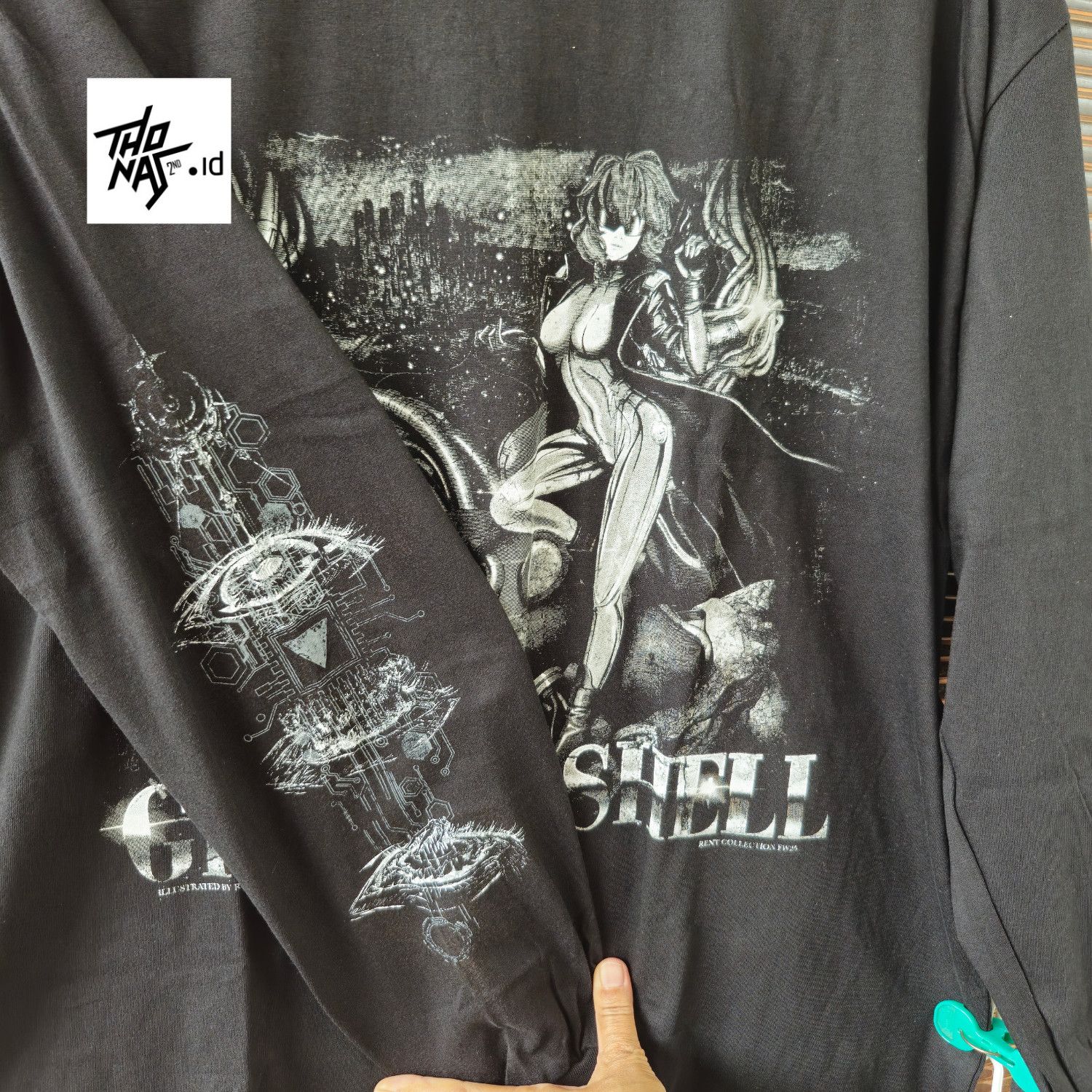 Anime GHOST IN THE SHELL "SPACE" Fans Made Size US XL / EU 56 / 4 - 6 Thumbnail