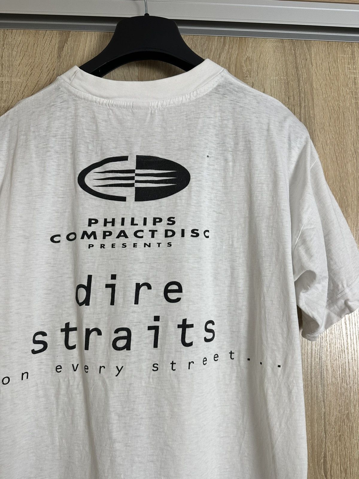 Vintage 🔥 1991 Dire Straits On Every Street Rock Band T Shirt Album Size US L / EU 52-54 / 3 - 4 Thumbnail