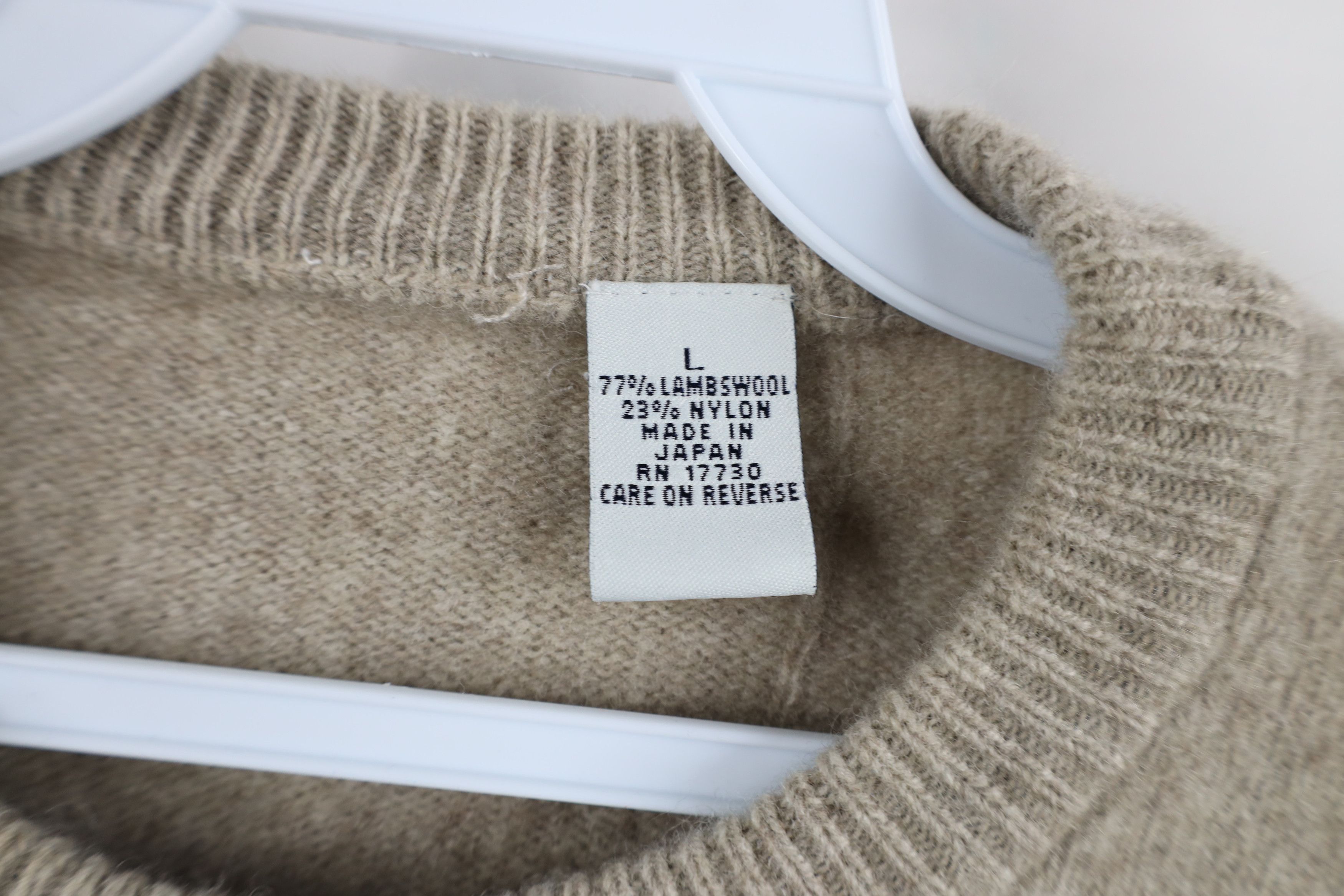 Vintage Vintage 90s Streetwear Soft Lambswool Blend Knit Sweater Size L / US 10 / IT 46 - 5 Thumbnail