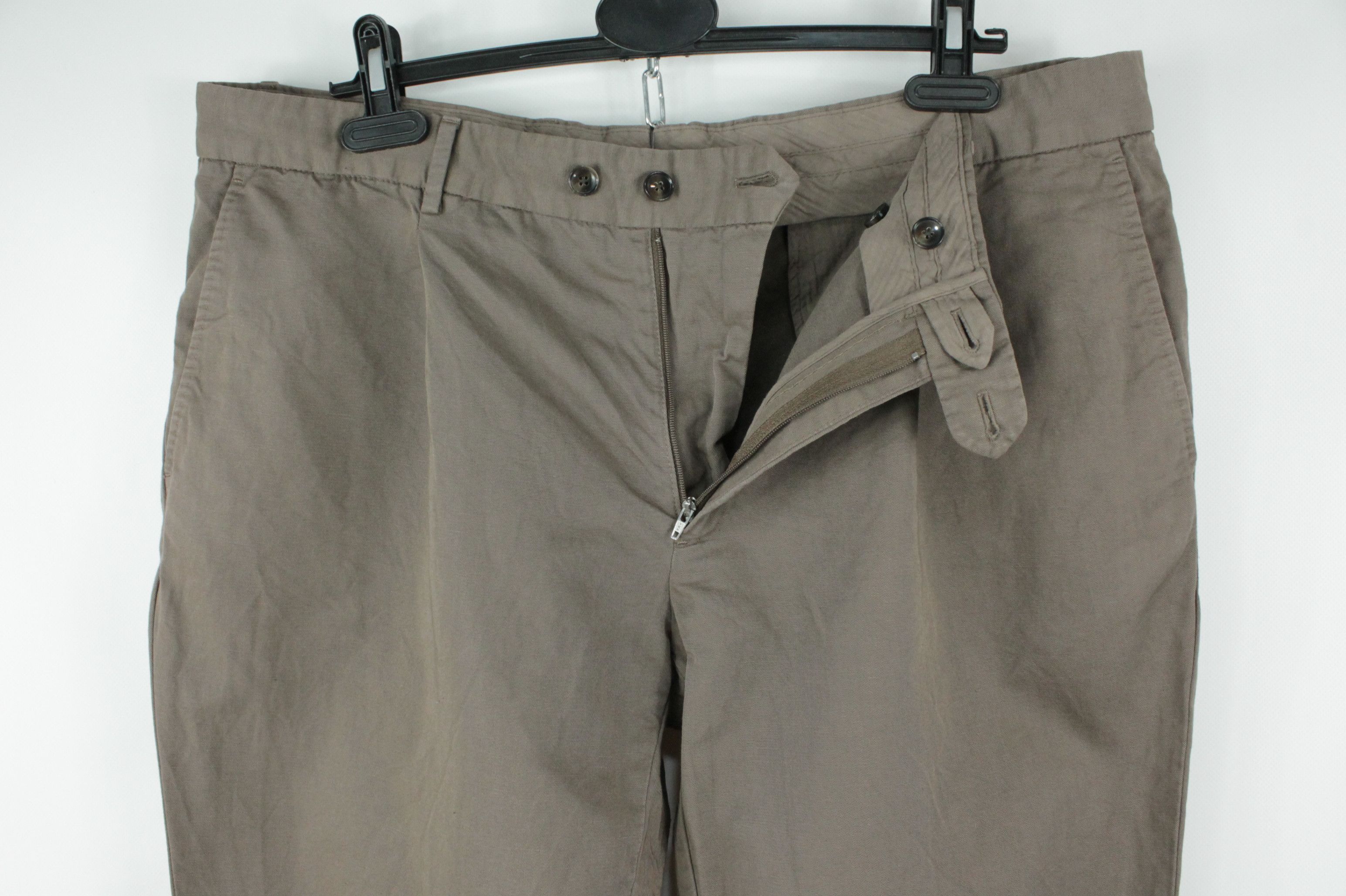 Suitsupply Suitsupply Cotton/Linen Cropped Campo Chino Pants Size US 42 / EU 58 - 3 Thumbnail
