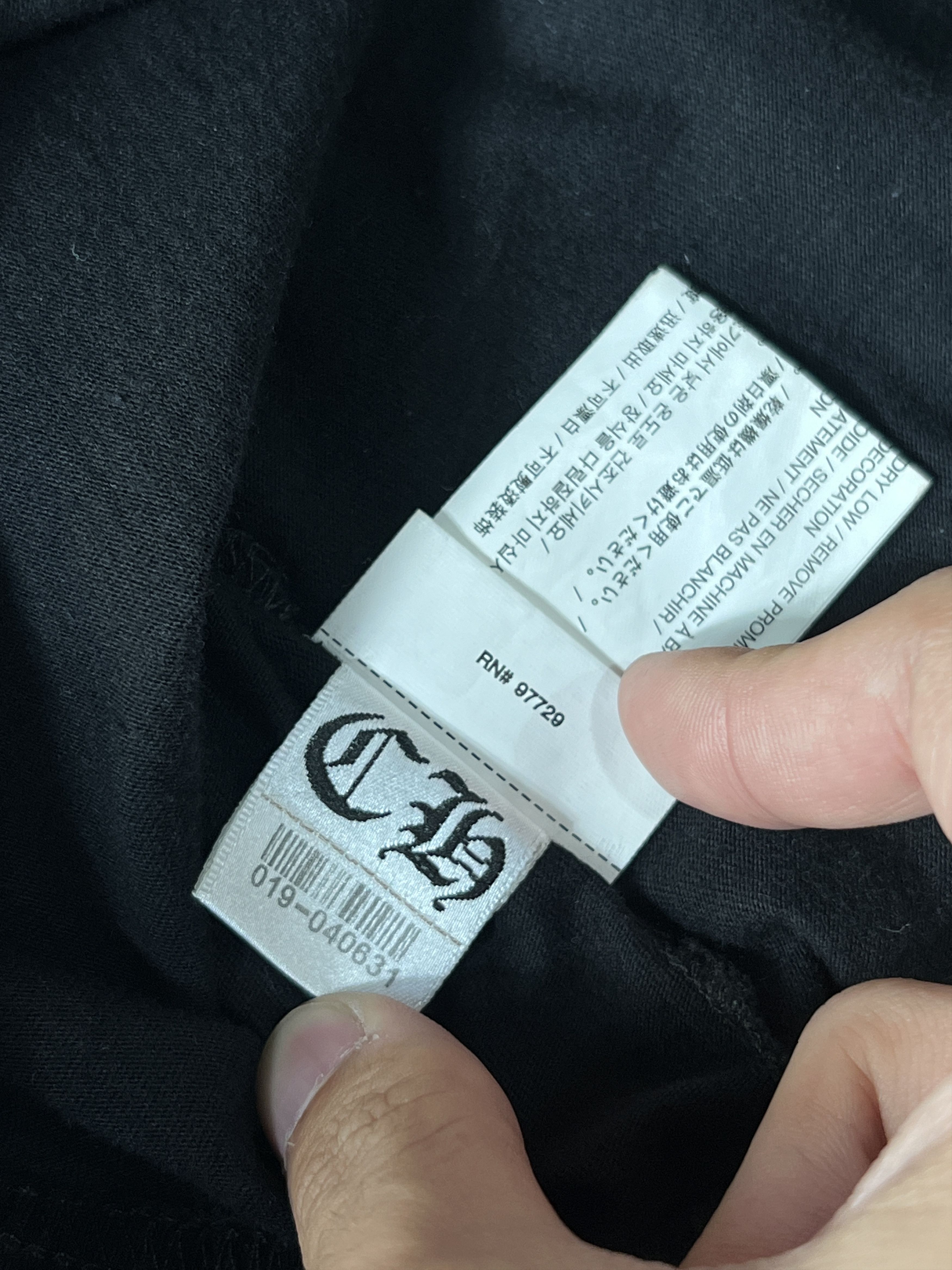 Chrome Hearts Chrome Hearts Snowflake Back Logo Tee Black Medium Size US M / EU 48-50 / 2 - 8 Thumbnail