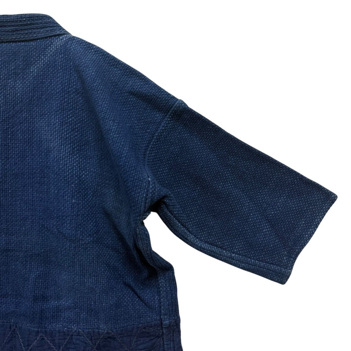 Japanese Brand Vintage Japanese Indigo Hanten Kimono Jacket Sashiko kendo Size US L / EU 52-54 / 3 - 9 Thumbnail