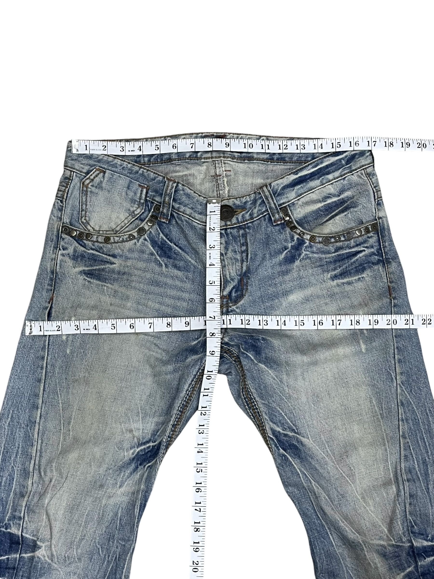 Japanese Brand Archive Studded Flare Denim Kapital Tornado Mart Style Size US 33 - 17 Thumbnail