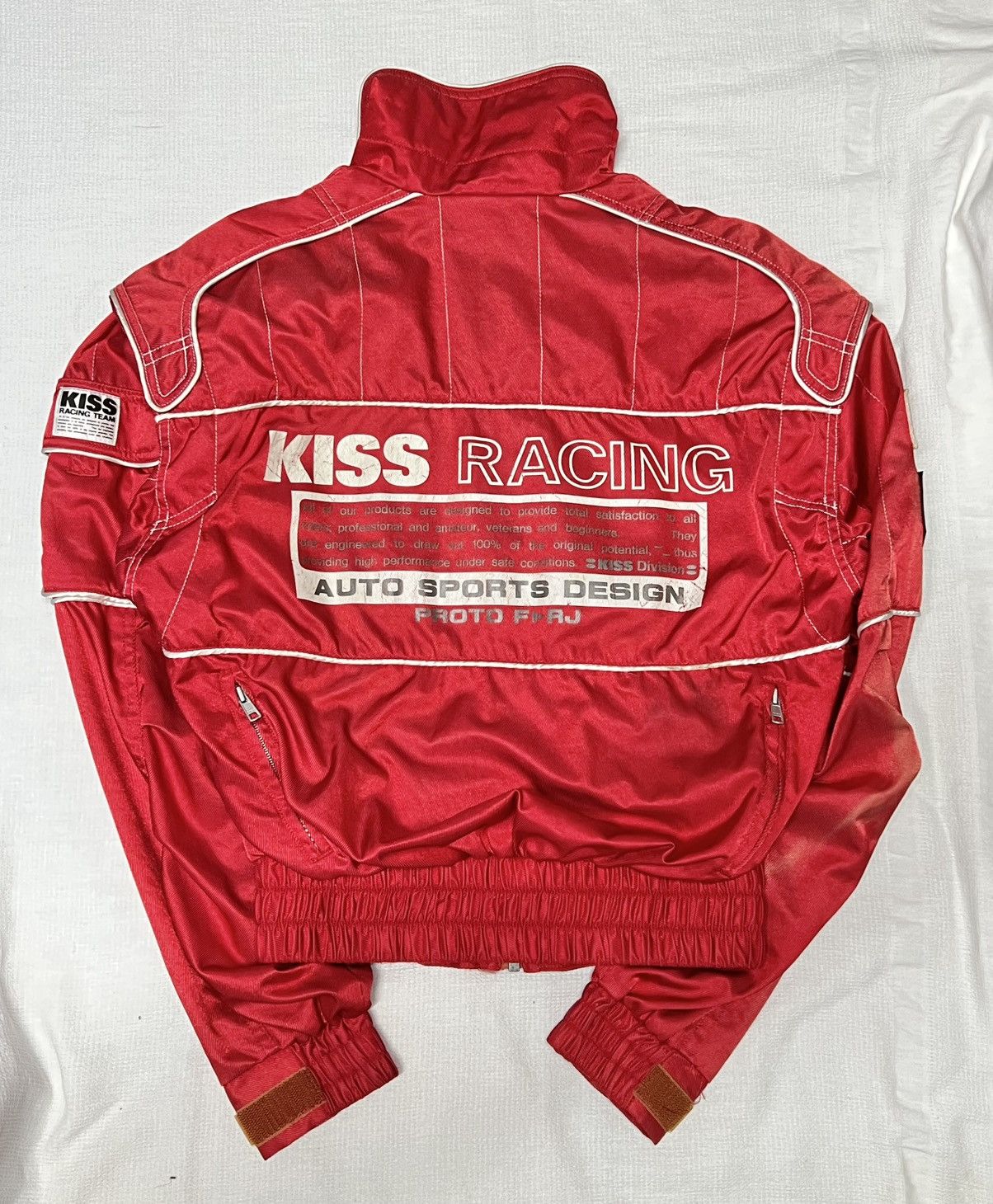 Other 🔥HOT DROPS🔥 Vintage 90s Kiss Racing Team jacket in red nylon Size US M / EU 48-50 / 2 - 1 Thumbnail