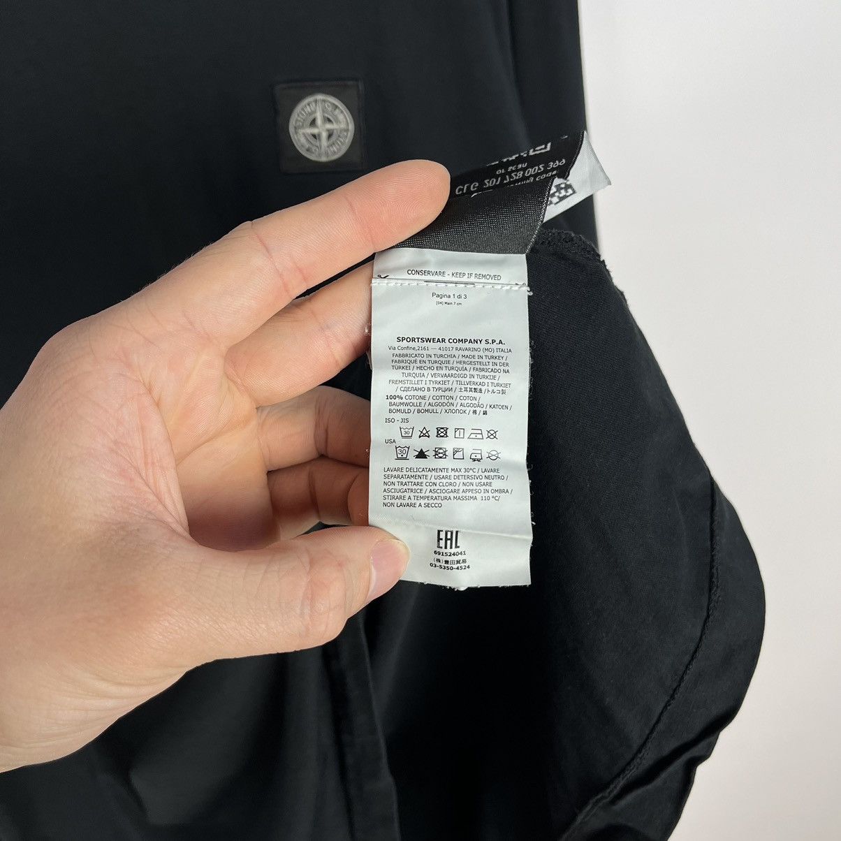 Stone Island Stone Island patch program long sleeve t shirt Size US M / EU 48-50 / 2 - 8 Thumbnail