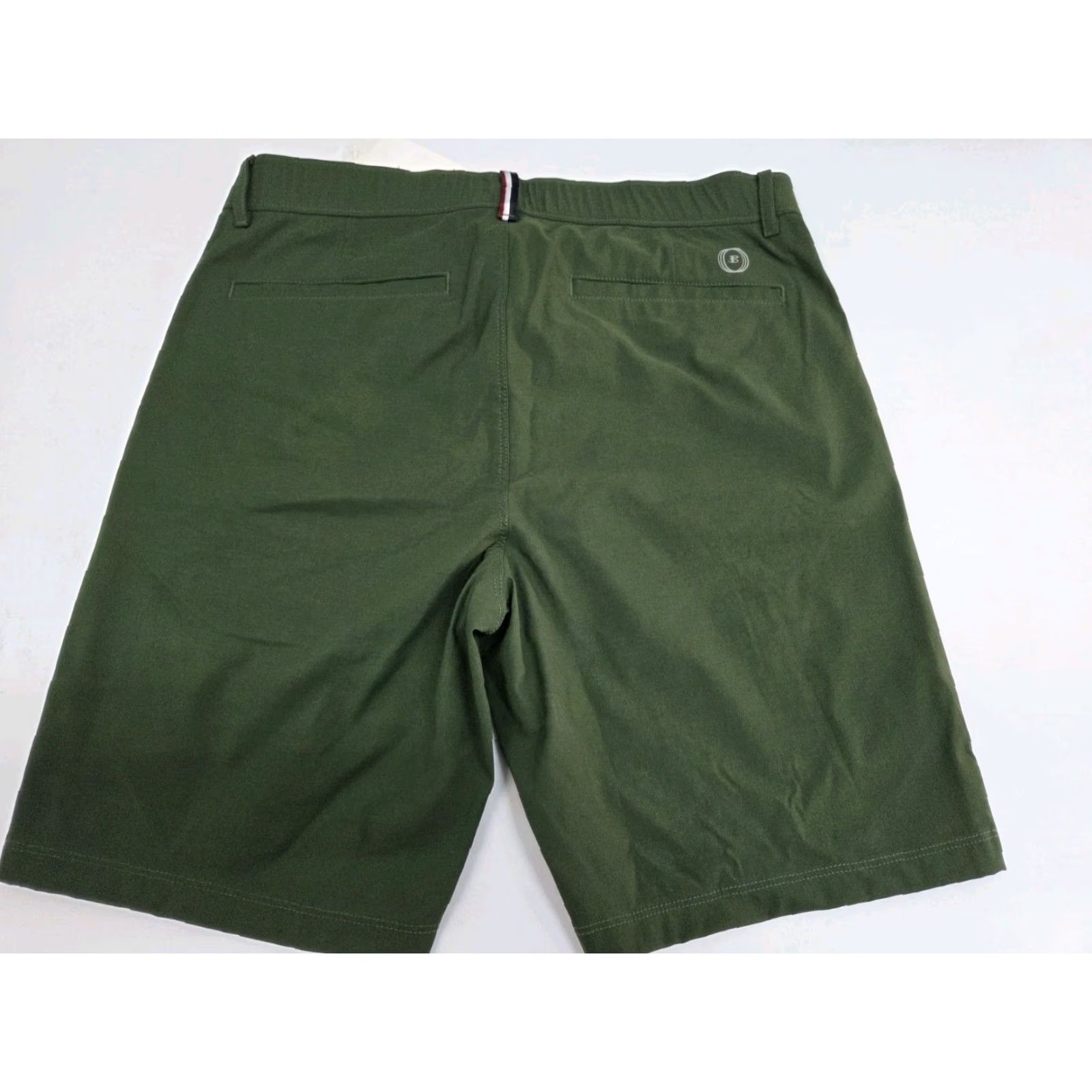 Ben Sherman Ben Sherman Men’s Hybrid Motion Shorts Forest Green 32 Chino 8in Pockets Zipper Button Regular Fit Size US 32 / EU 48 - 2 Thumbnail