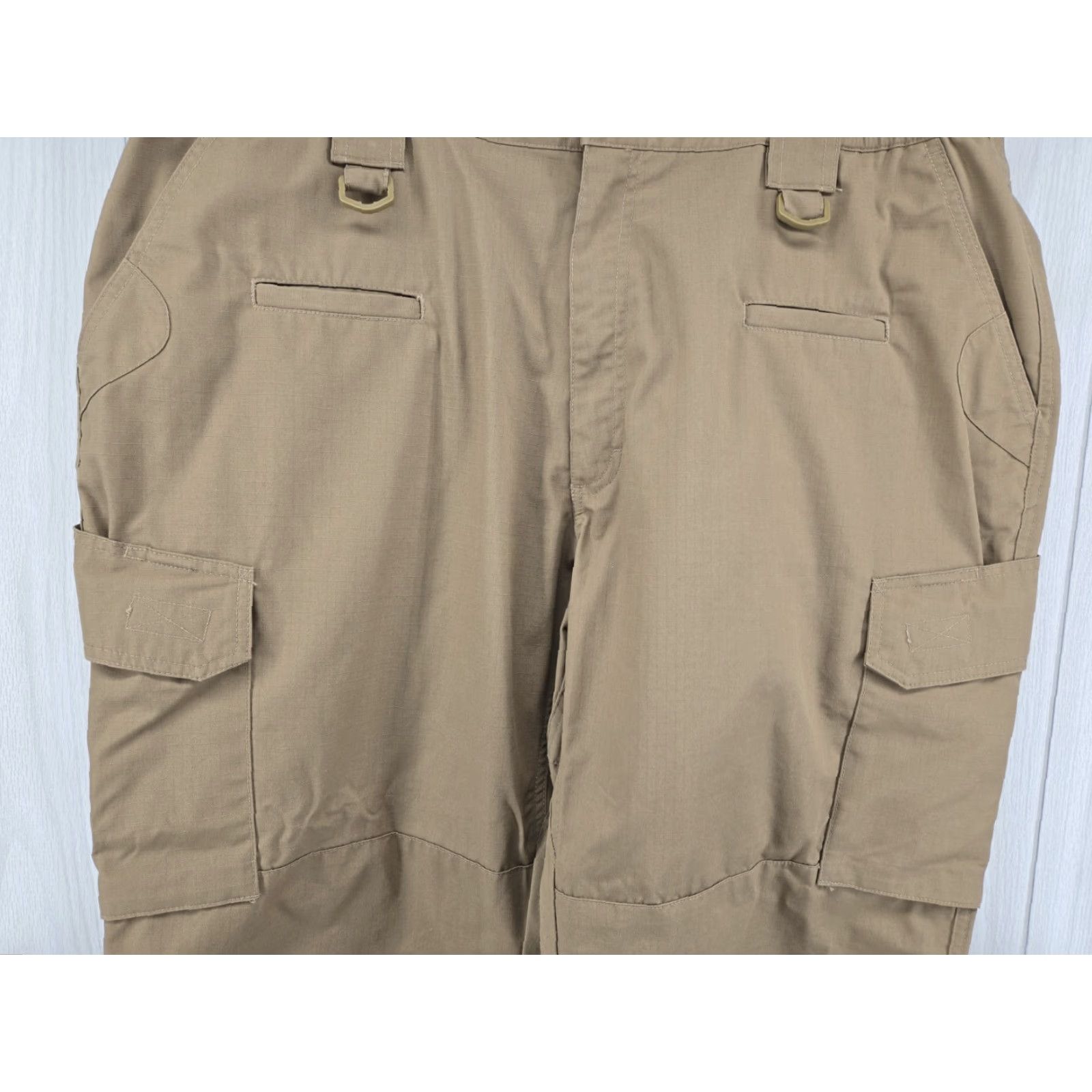 Vintage LAPG Pants Men's 44x30 Cargo Tactical Rip Stop Brown Beige Cargo Pocket Army 30in Inseam Mens Size US 44 / EU 60 - 4 Thumbnail