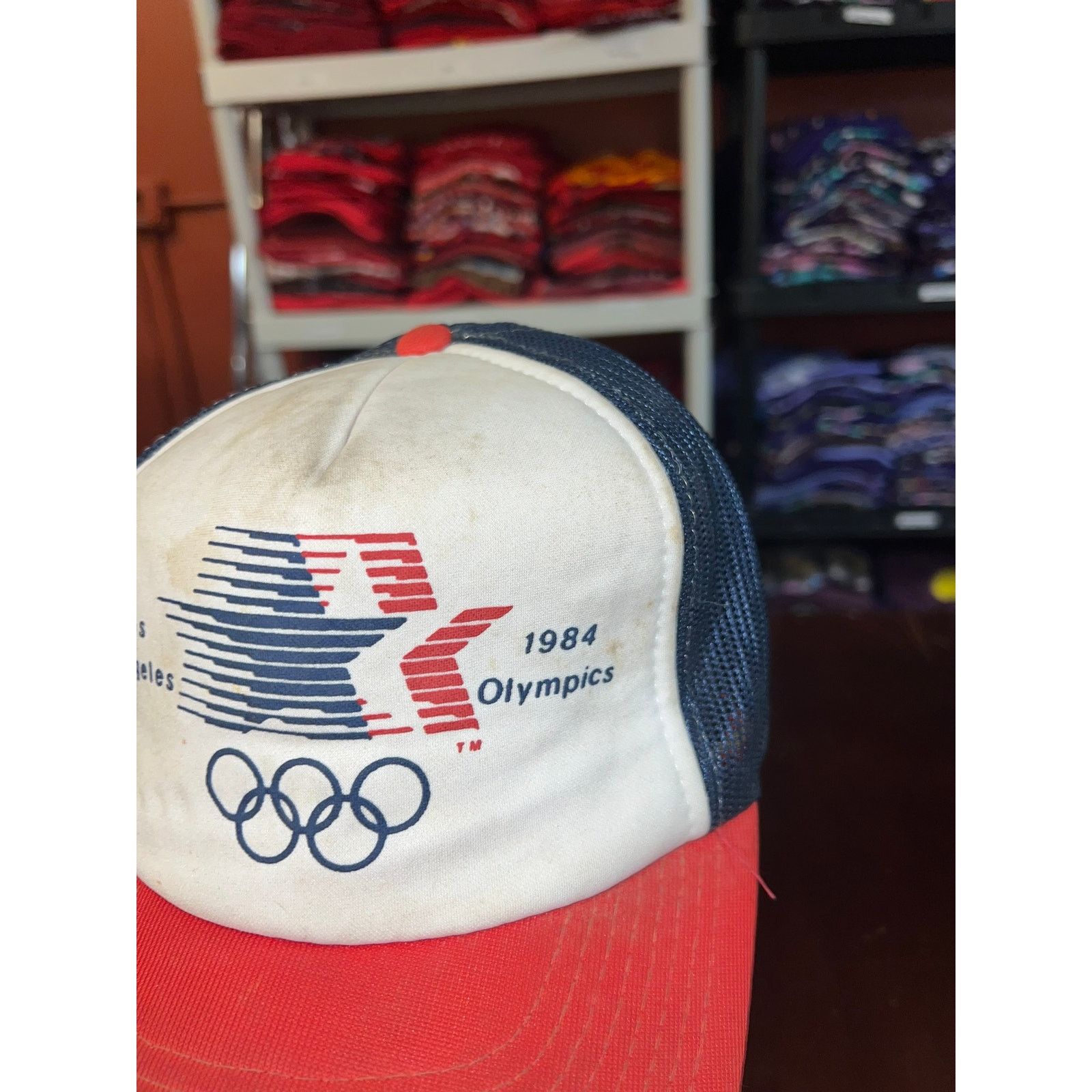 Vintage Vintage Los Angeles Olympics Snapback Worn Hat Cap VTG 1984 Size ONE SIZE - 4 Thumbnail