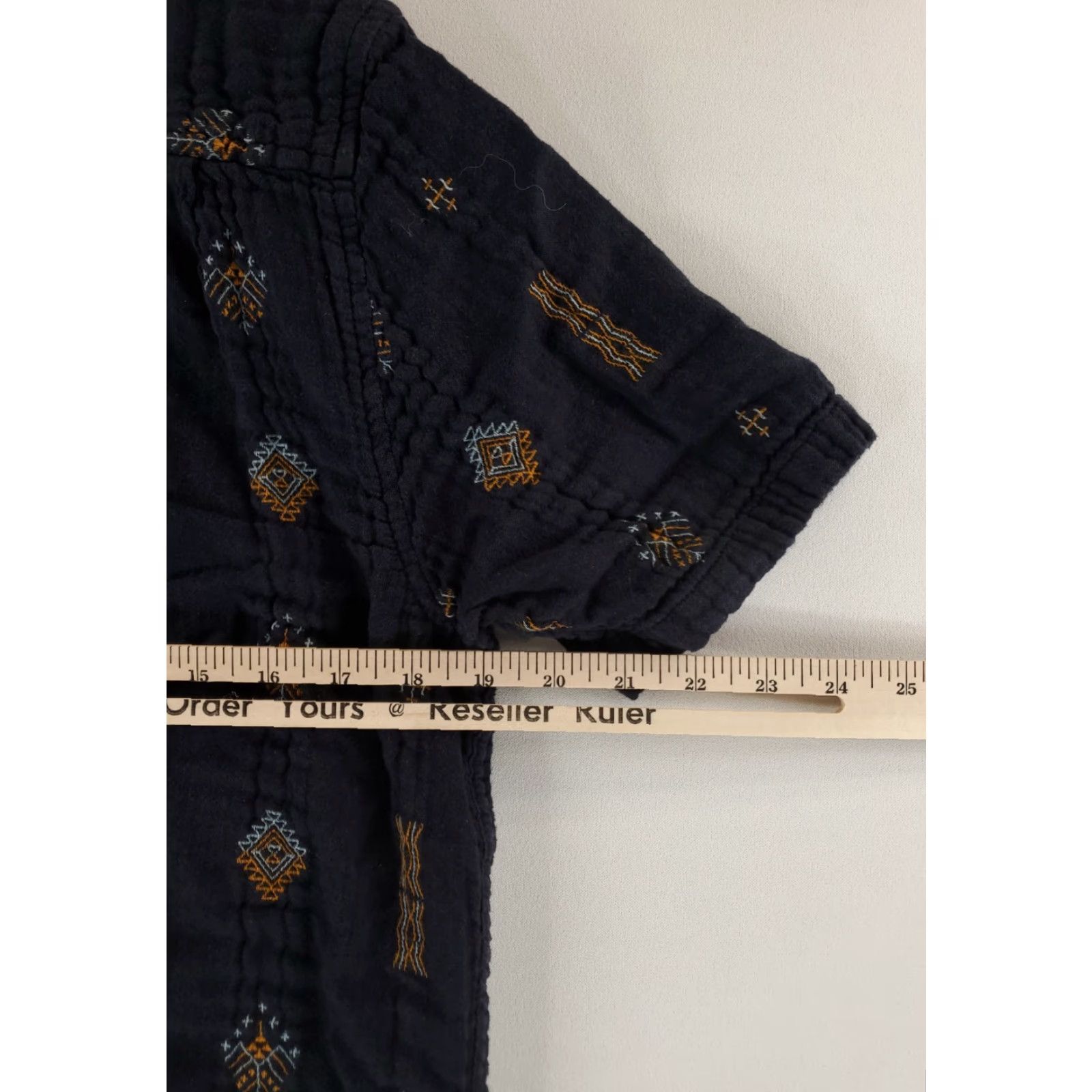 Roark Roark Shirt Button Down Manawa Tapu Short Sleeve Blue Mens M Size US M / EU 48-50 / 2 - 5 Thumbnail