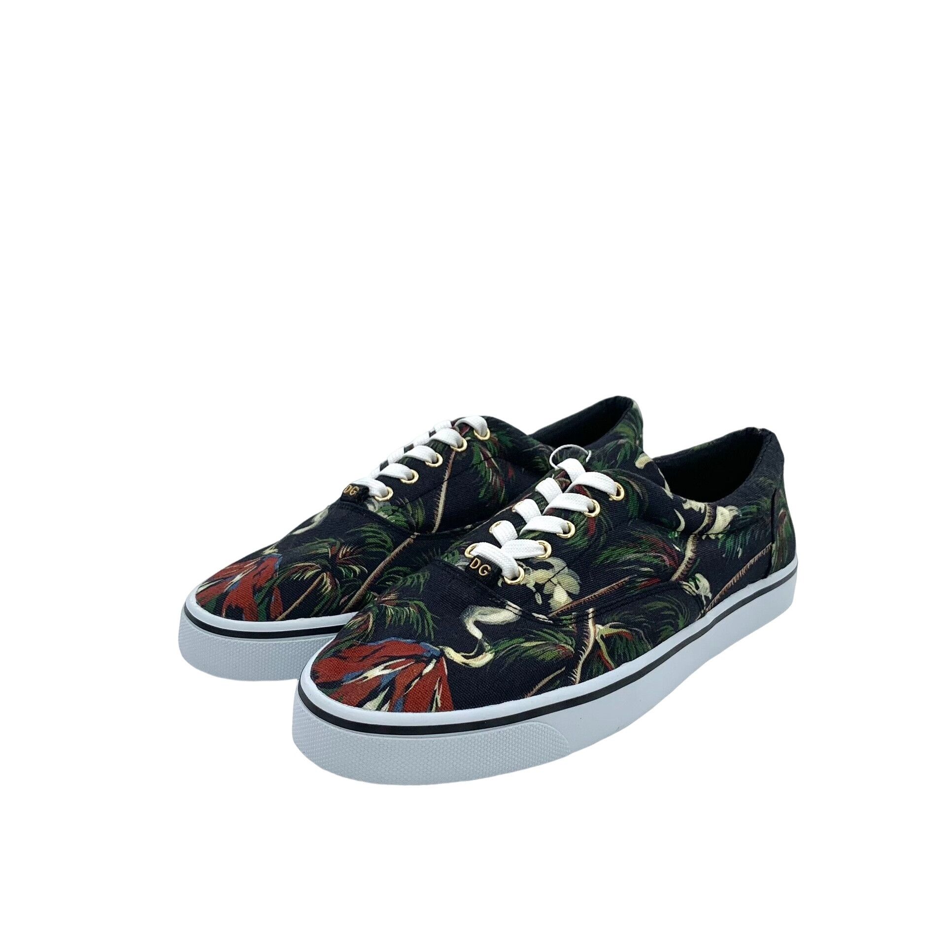 Dolce & Gabbana Dolce & Gabbana Palm Tree Print Sneakers Size 43 Size US 10 / EU 43 - 1 Thumbnail