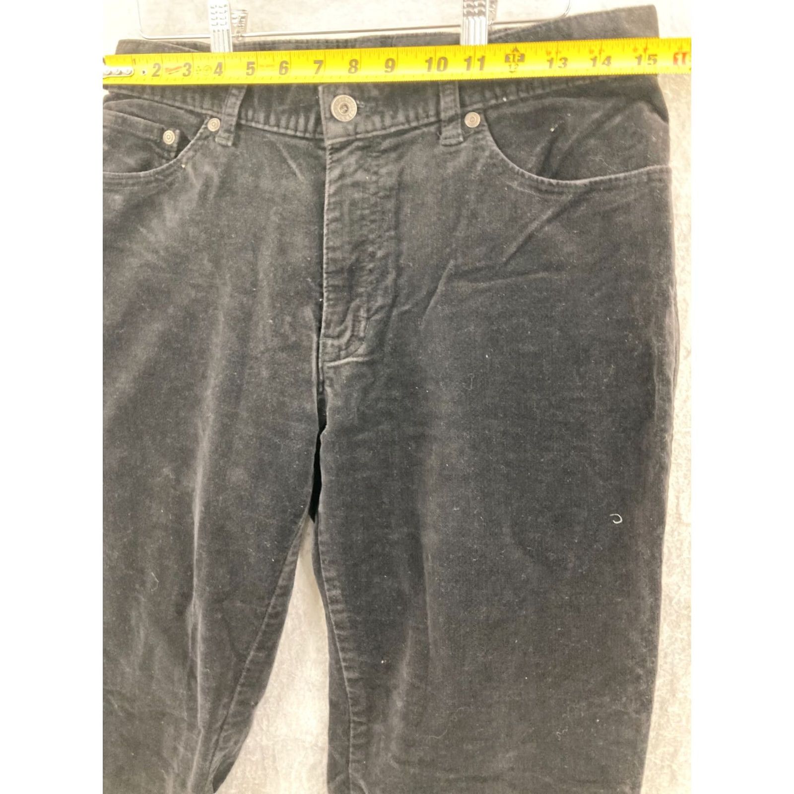 Gap GAP Pants Womens 8 Black Stretch Thick Straight Leg Size 30" / US 8 / IT 44 - 2 Thumbnail