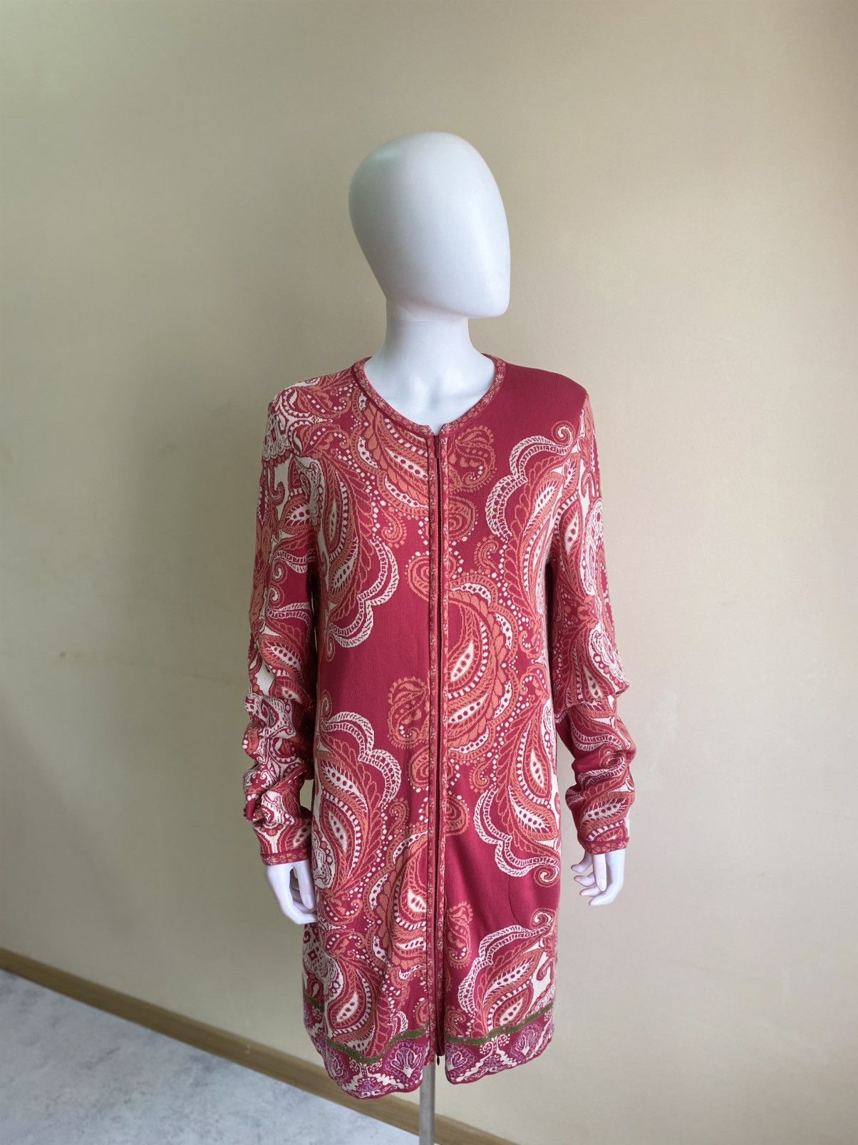 Other IVKO Women’s Floral Multicolor Zip Up Cardigan Size XL Size XL / US 12-14 / IT 48-50 - 2 Thumbnail