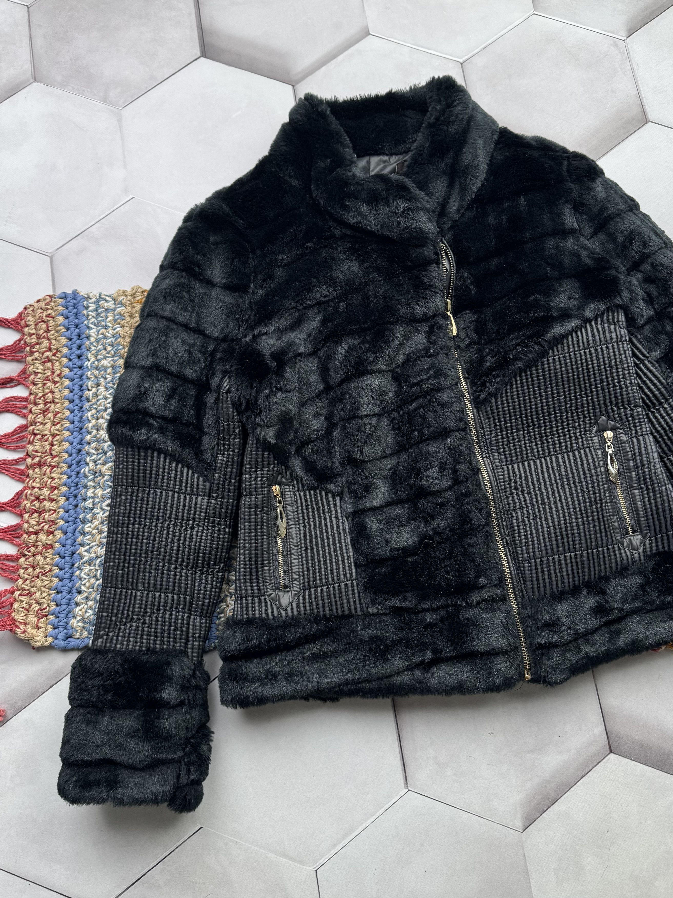 Japanese Brand Vintage Cropped Faux Fur Jacket Size M / US 6-8 / IT 42-44 - 2 Thumbnail