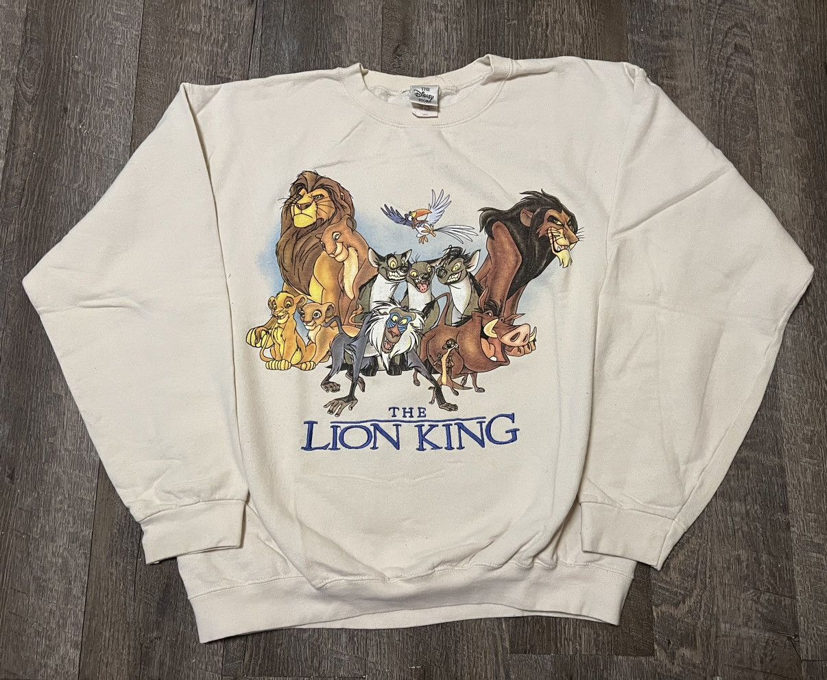 Disney × Vintage Vintage Disney The Lion King Movie Promo Crewneck Sweater Size US L / EU 52-54 / 3 - 1 Thumbnail