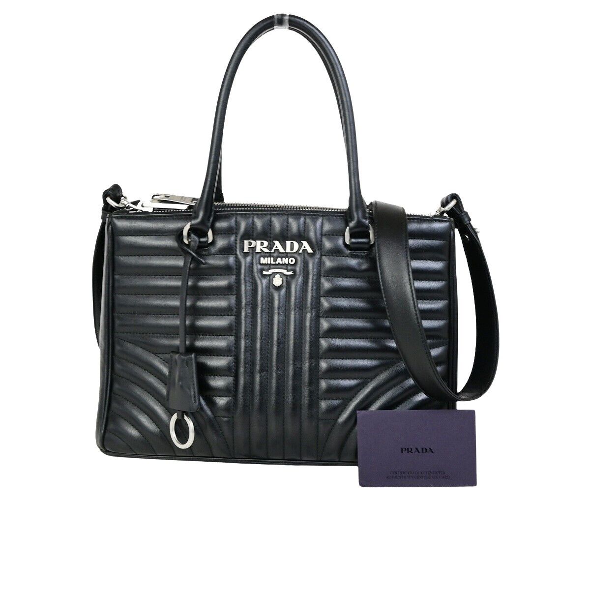 Prada Prada Diagramme handbag Size ONE SIZE - 1 Thumbnail