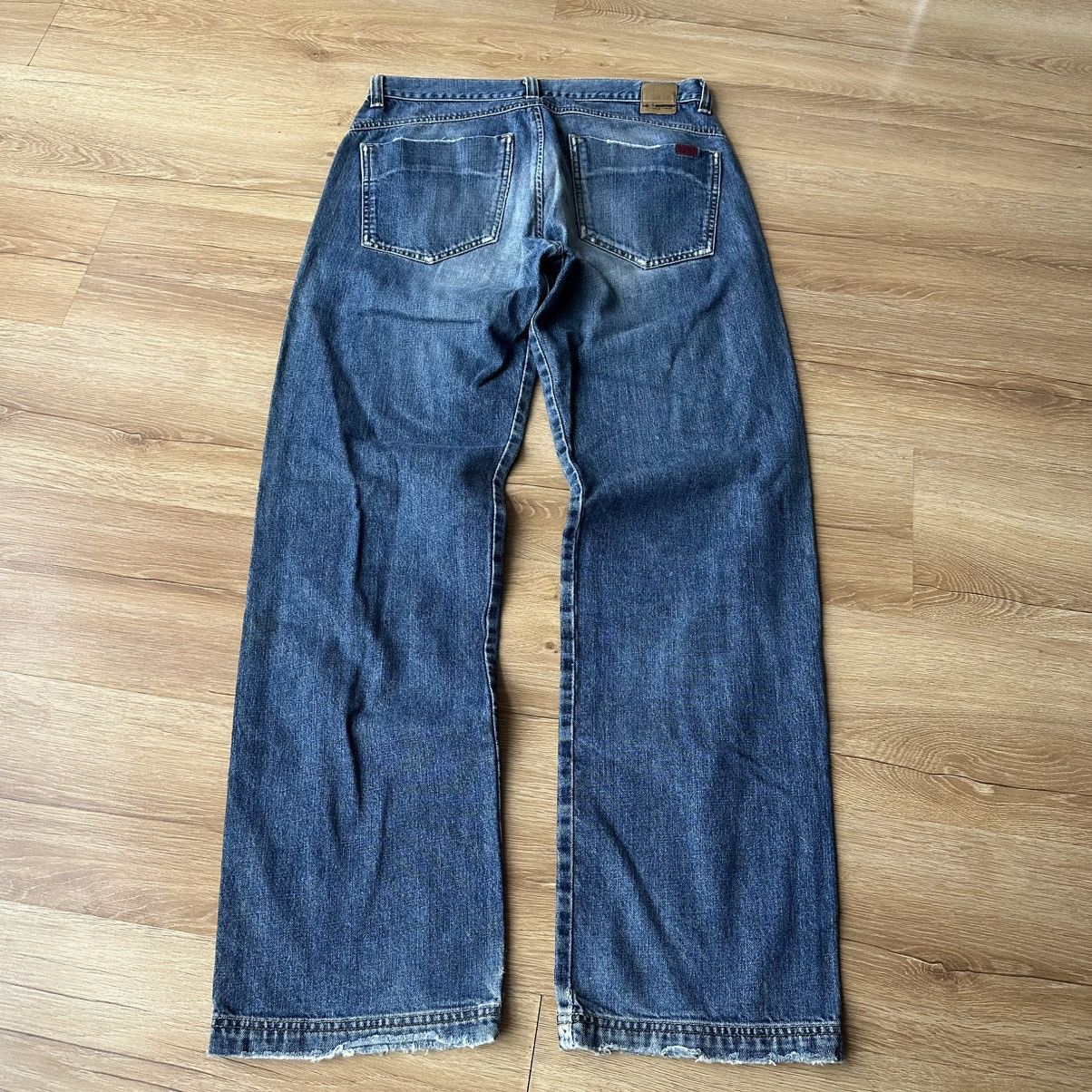 Big Star Big Star BowBack distressed denim pants ifsixwasnine y2k Size US 32 / EU 48 - 3 Thumbnail