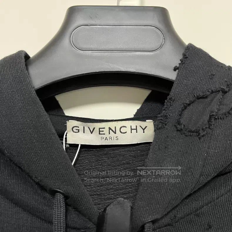 Givenchy Givenchy Metallic hole vintage oversized hooded sweatshirt Size US M / EU 48-50 / 2 - 3 Thumbnail