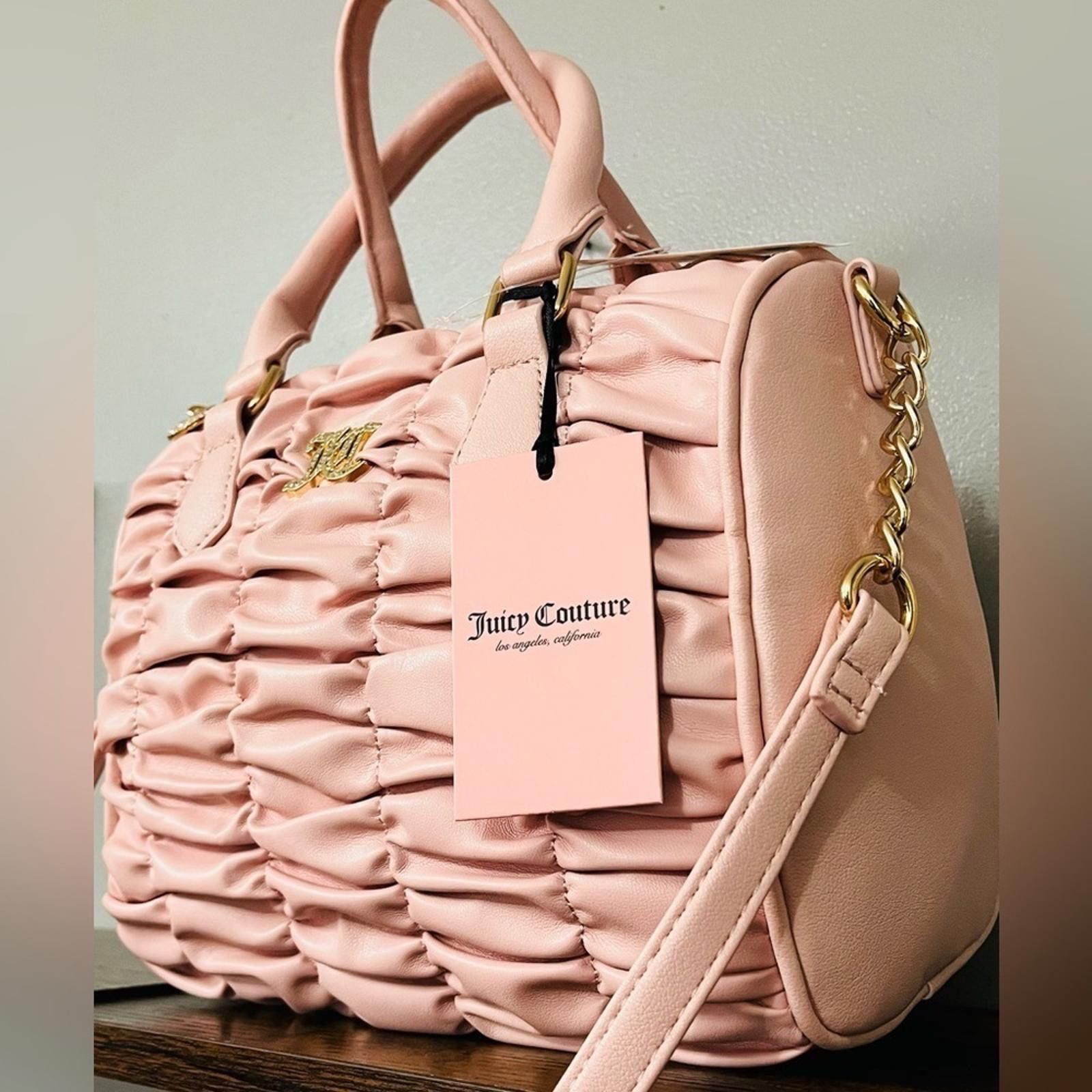 Juicy Couture Juicy Couture Run The World Pink Diamond Satchel NWT Size ONE SIZE - 3 Thumbnail