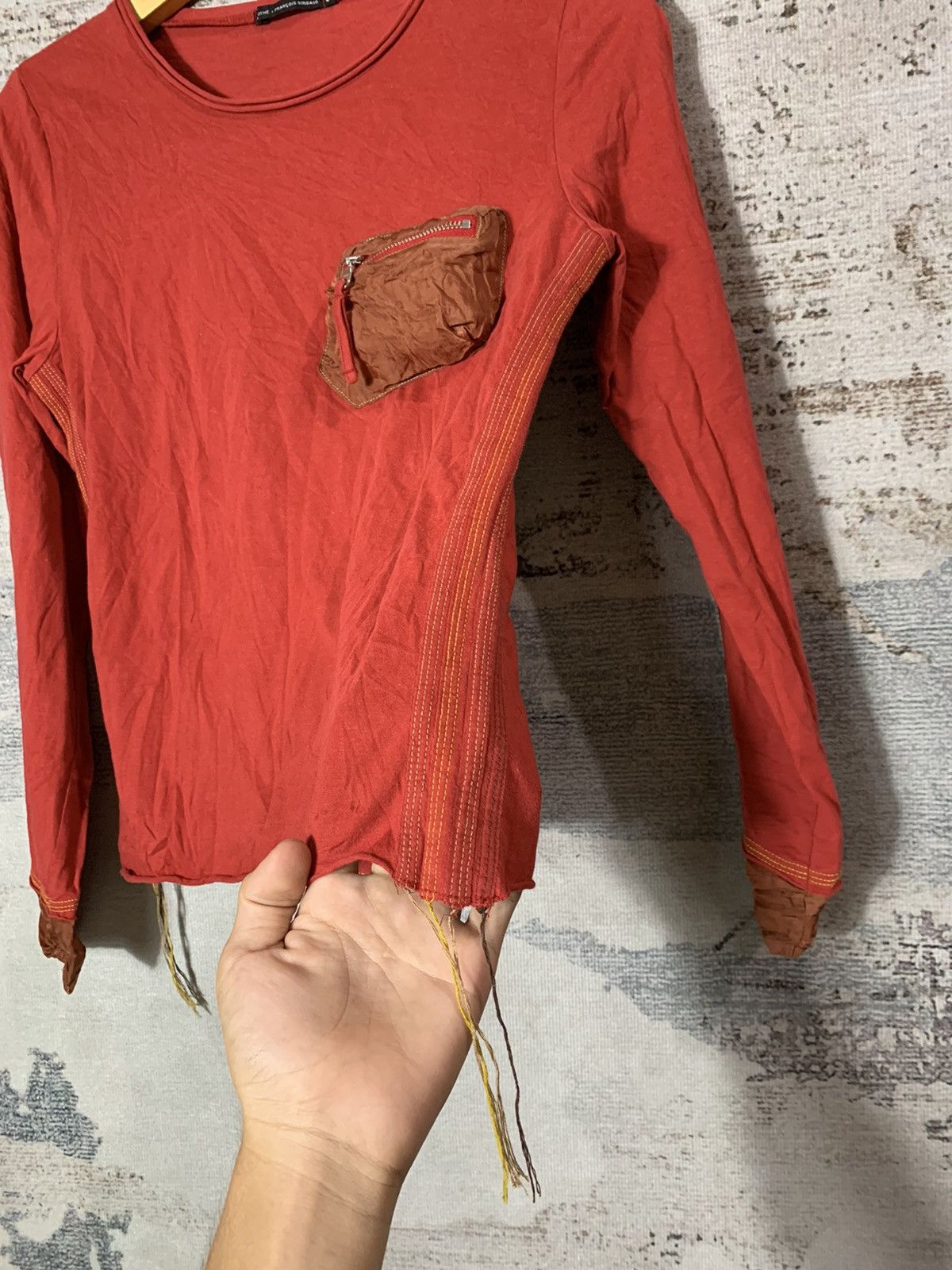 Marithe + Francois Girbaud 2000s MFG Gothic Pocket Long Sleeve Size US S / EU 44-46 / 1 - 4 Thumbnail