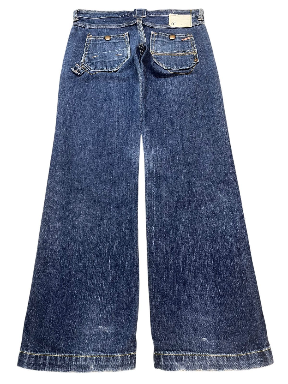 Johnbull Vintage Japan John Bull Faded Wash Baggy Style Jeans Size US 32 / EU 48 - 2 Thumbnail