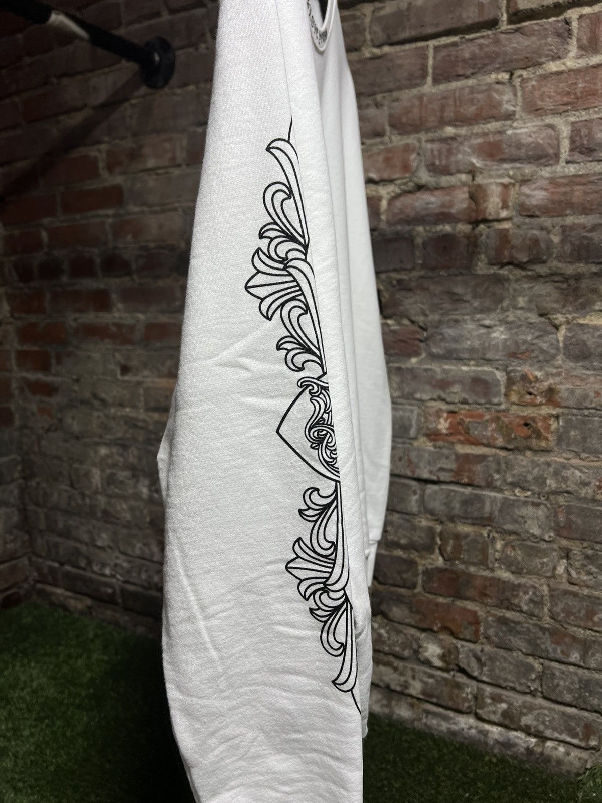 Chrome Hearts Chrome Hearts Neck Script White Crewneck Size US M / EU 48-50 / 2 - 3 Thumbnail