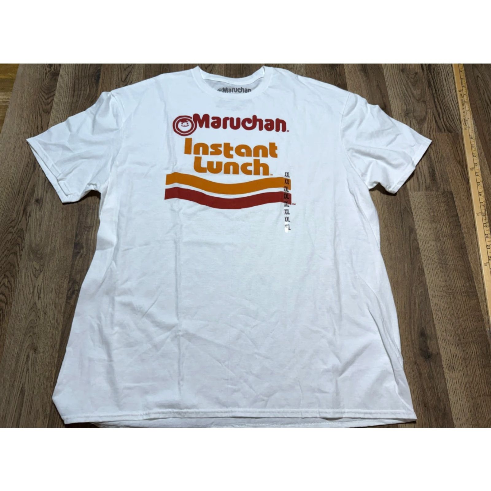 Vintage Maruchan Shirts Men's 2X White Short Sleeve Crew Neck Graphic Print T-Shirt Size US XXL / EU 58 / 5 - 2 Thumbnail