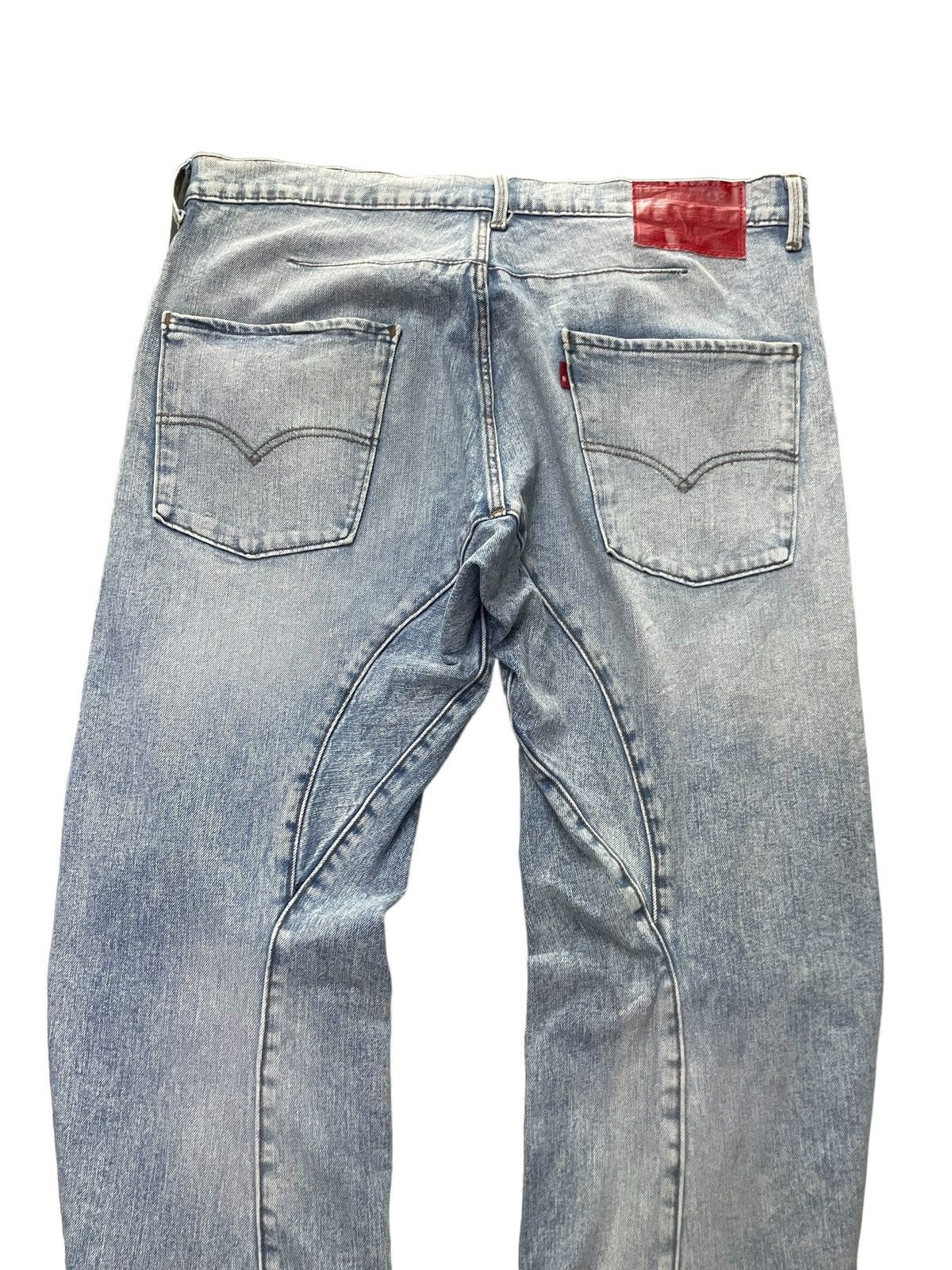 Edwin × Levi's × Vintage Y2k vintage LEVIS engineered curved Leg dirty denim pants Size US 34 / EU 50 - 11 Thumbnail